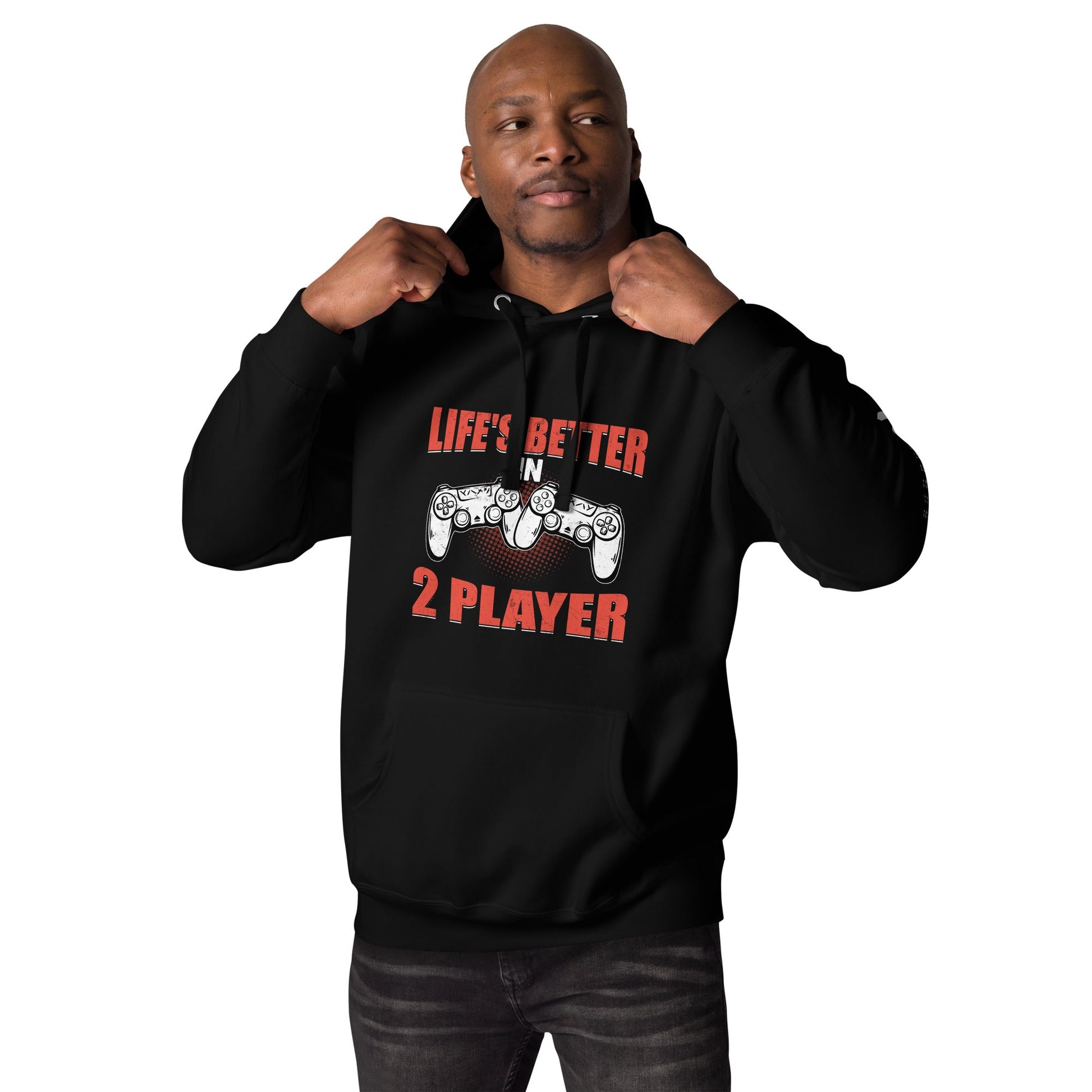 Life's Better in Two Players - Unisex Hoodie by DarkByteGear