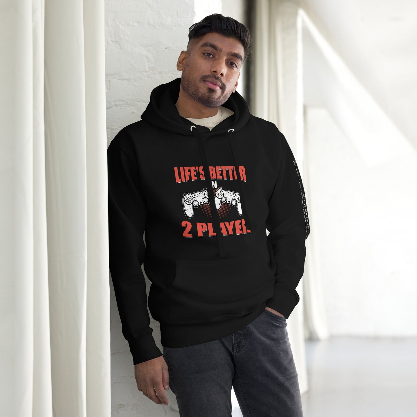 Life's Better in Two Players - Unisex Hoodie by DarkByteGear
