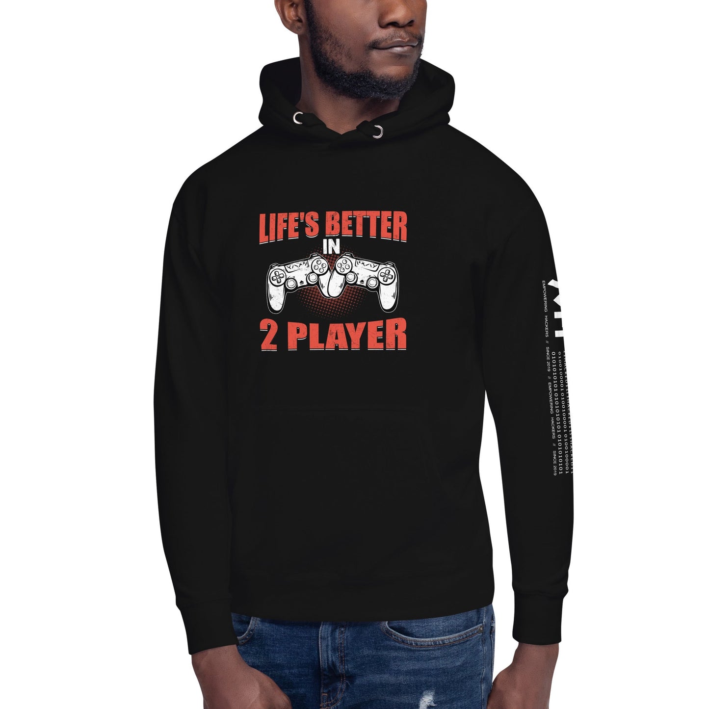 Life's Better in Two Players - Unisex Hoodie by DarkByteGear