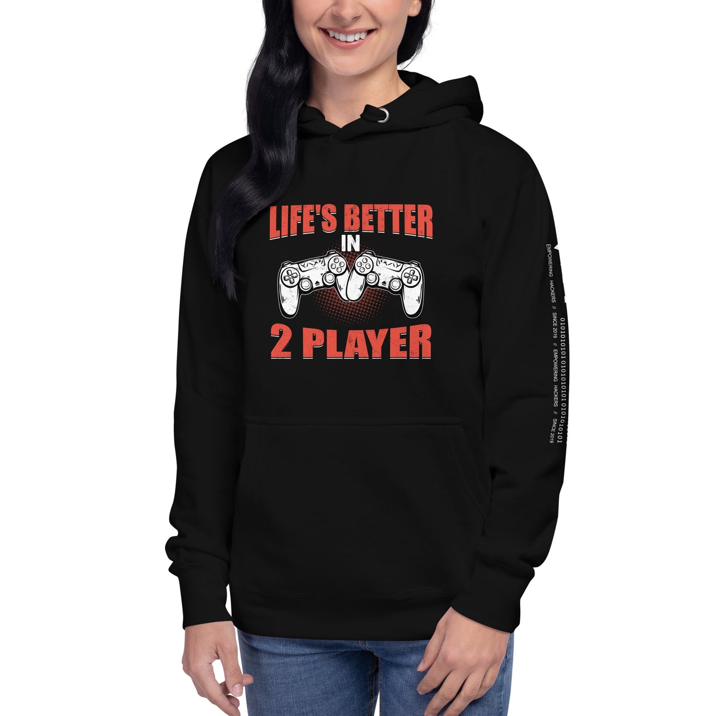 Life's Better in Two Players - Unisex Hoodie by DarkByteGear