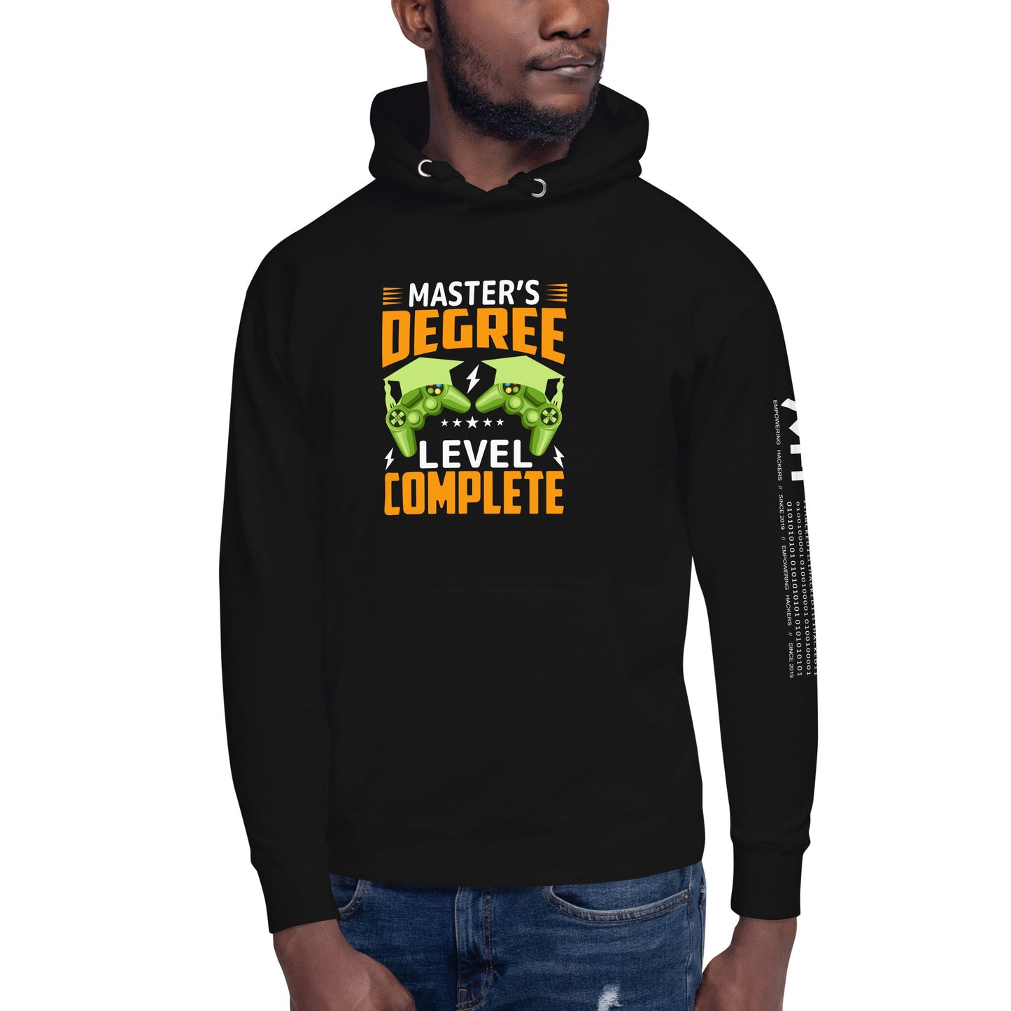 Master's Degree Level Complete - Unisex Hoodie by DarkByteGear