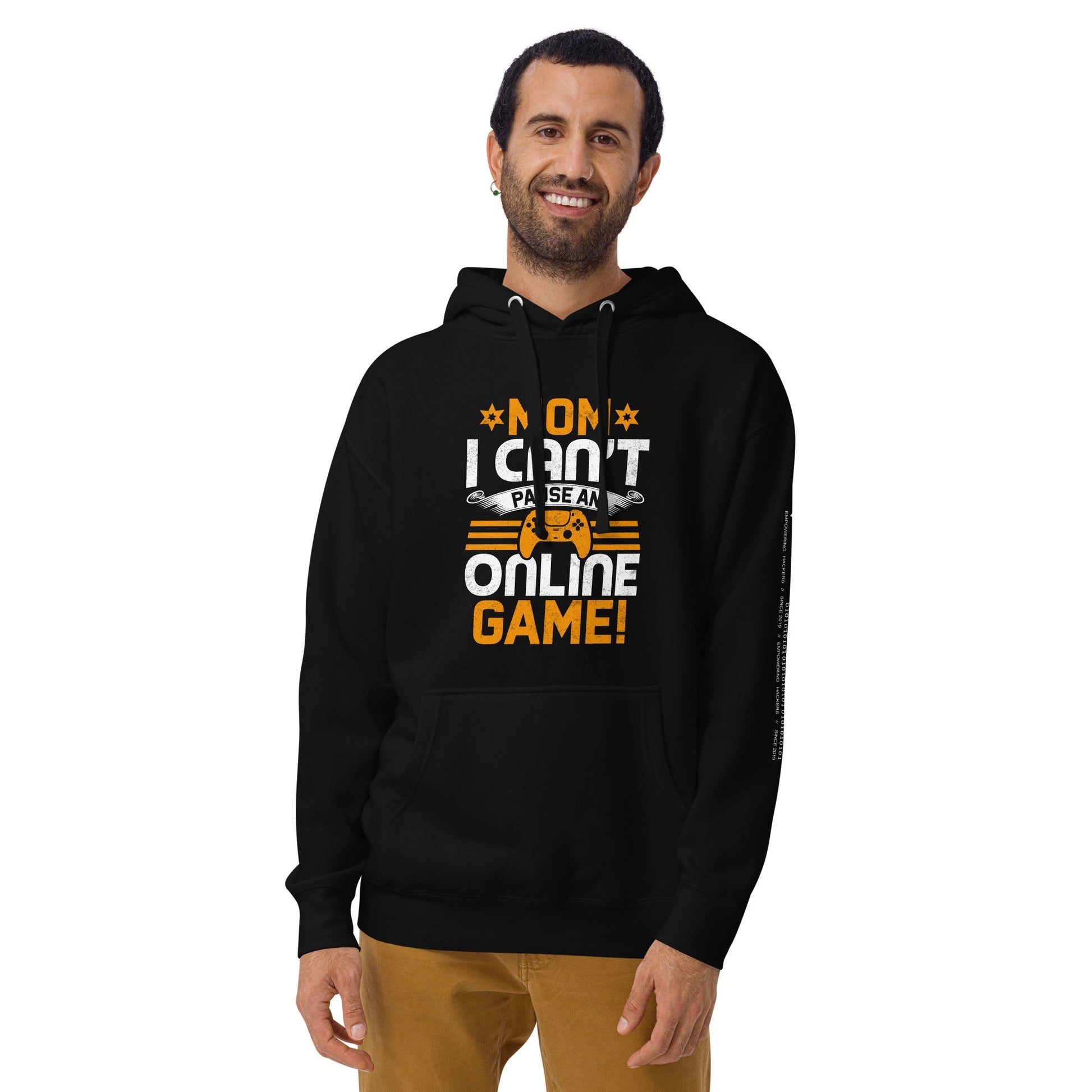*MOM*! I can't Pause an Online Game - Unisex Hoodie by DarkByteGear