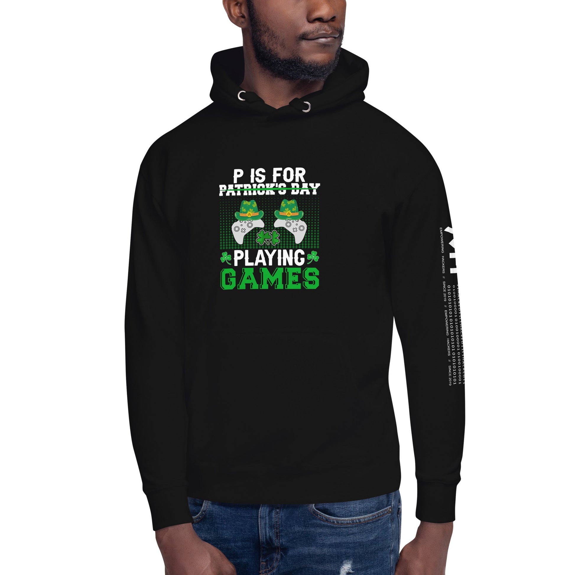 P is for "Playing Games" - Unisex Hoodie by DarkByteGear
