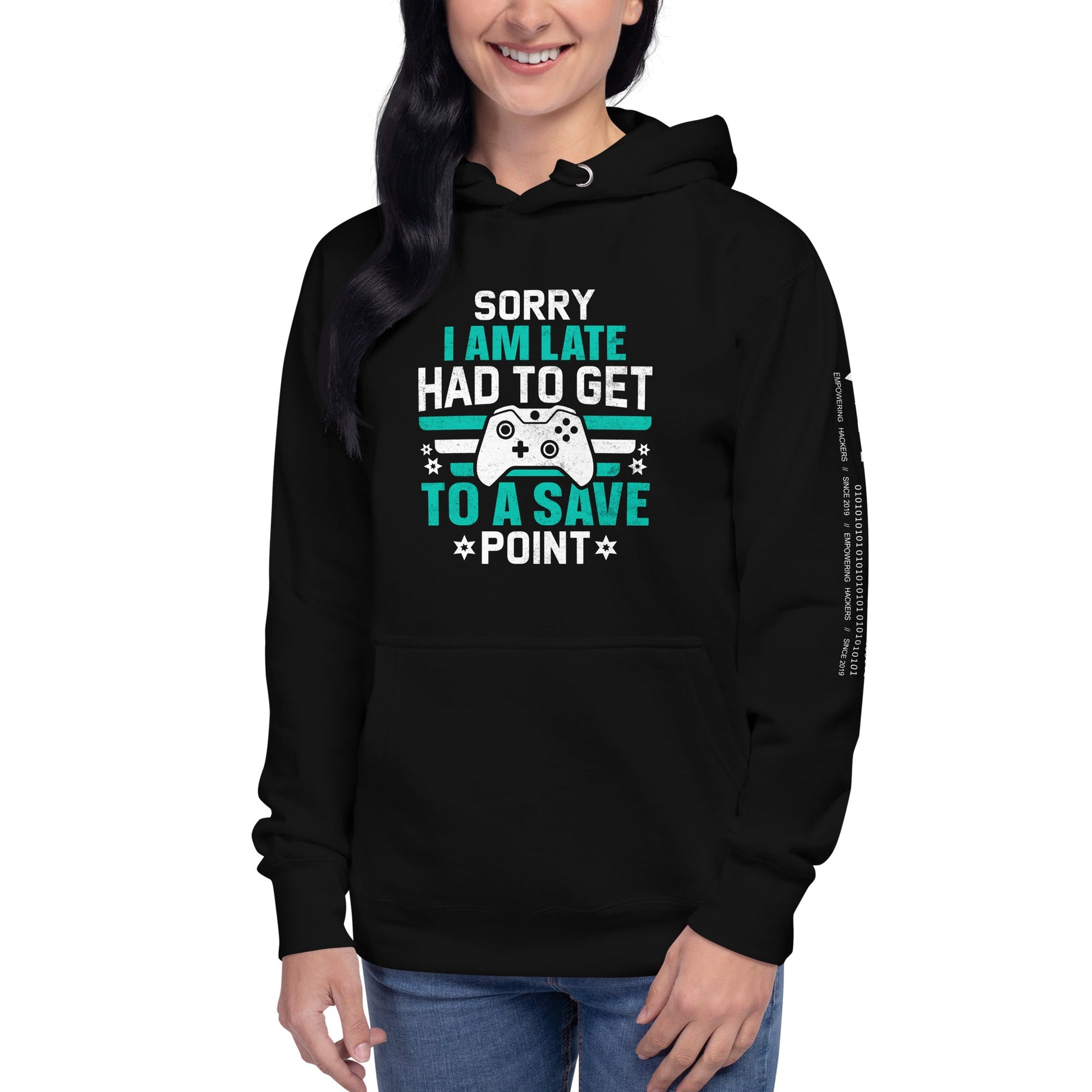 Sorry I am late, I Have to Get to a Save Point ( RK ) - Unisex Hoodie by DarkByteGear