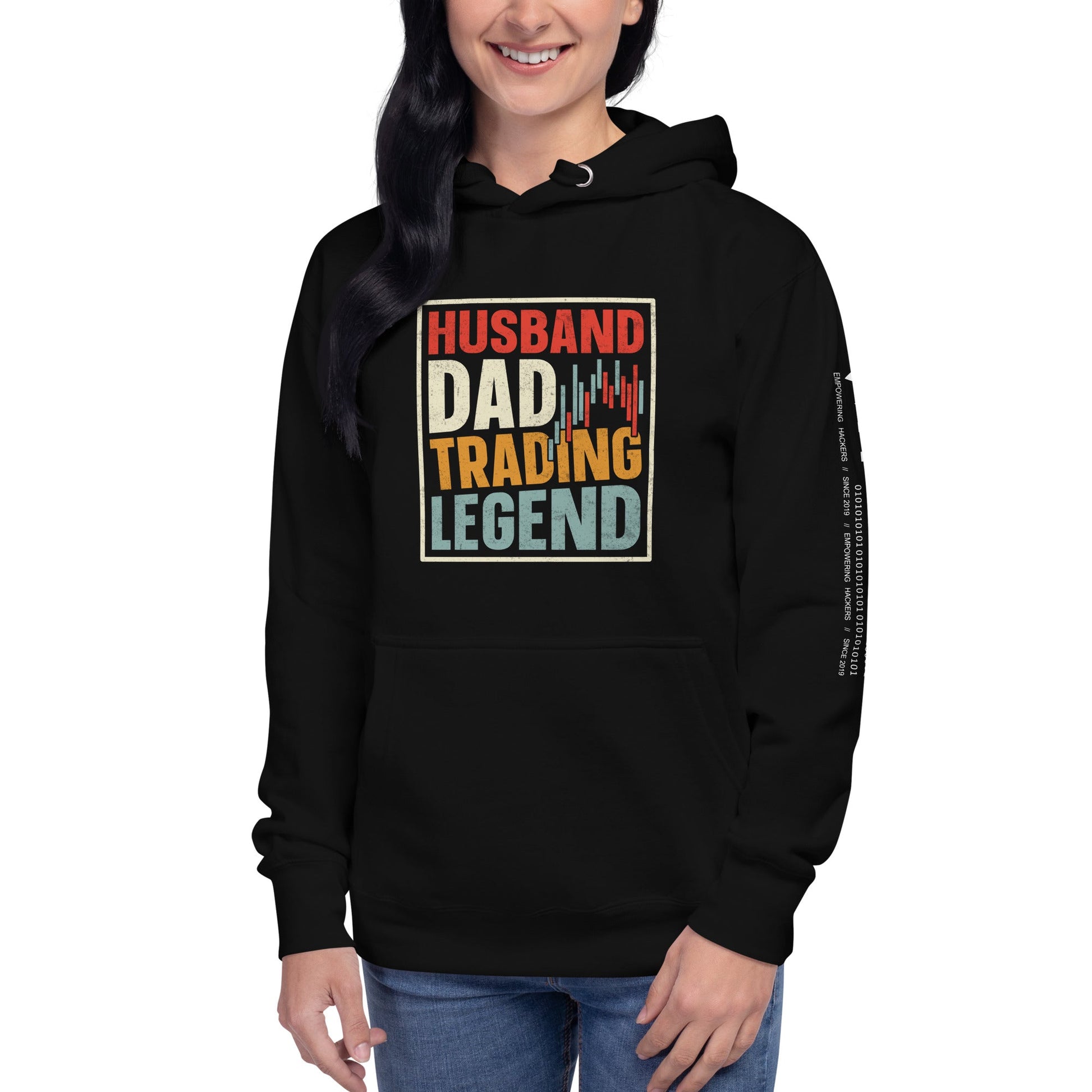 Husband, Dad, Trading Legend - Unisex Hoodie by DarkByteGear