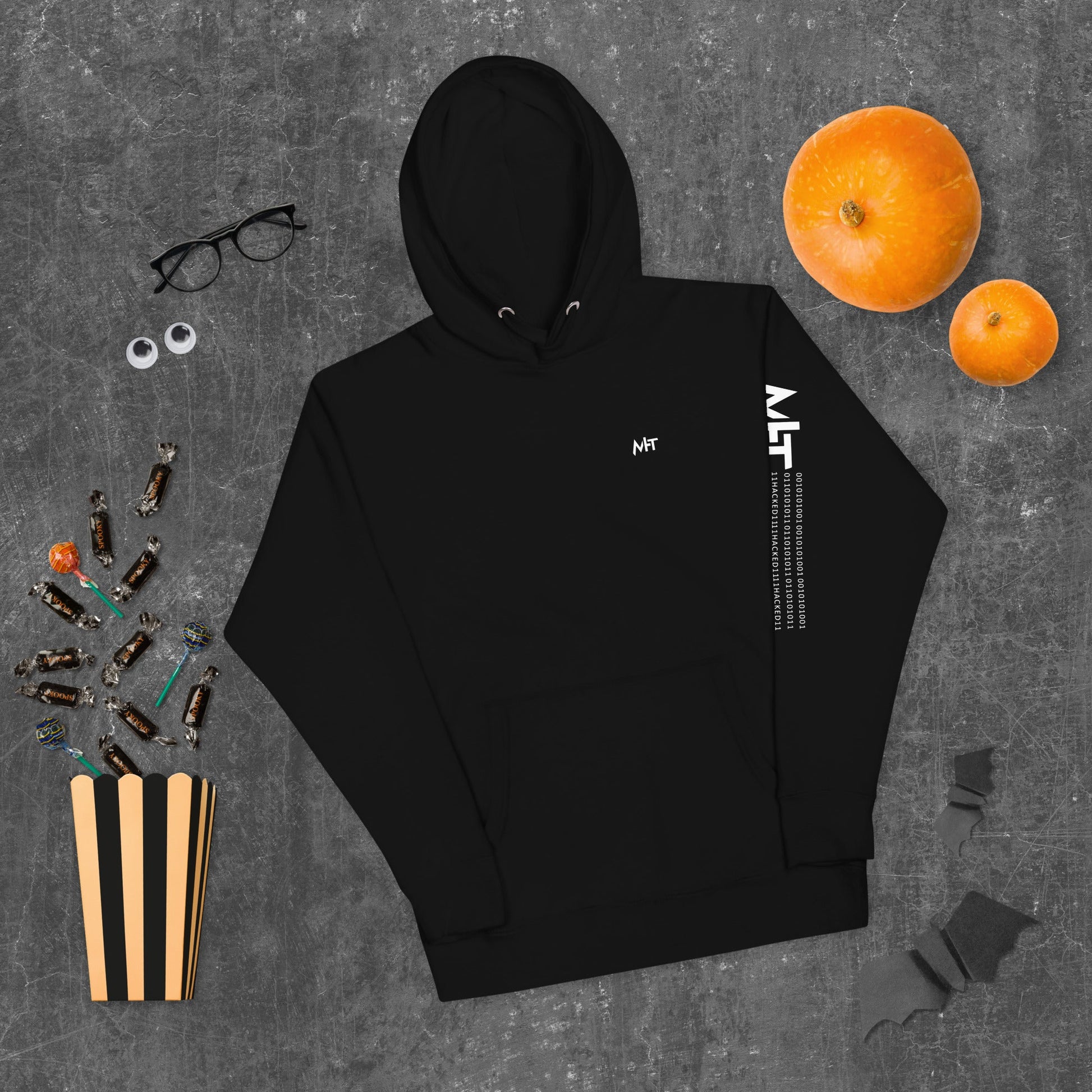 I Candle Stick - Unisex Hoodie ( Back Print ) by DarkByteGear