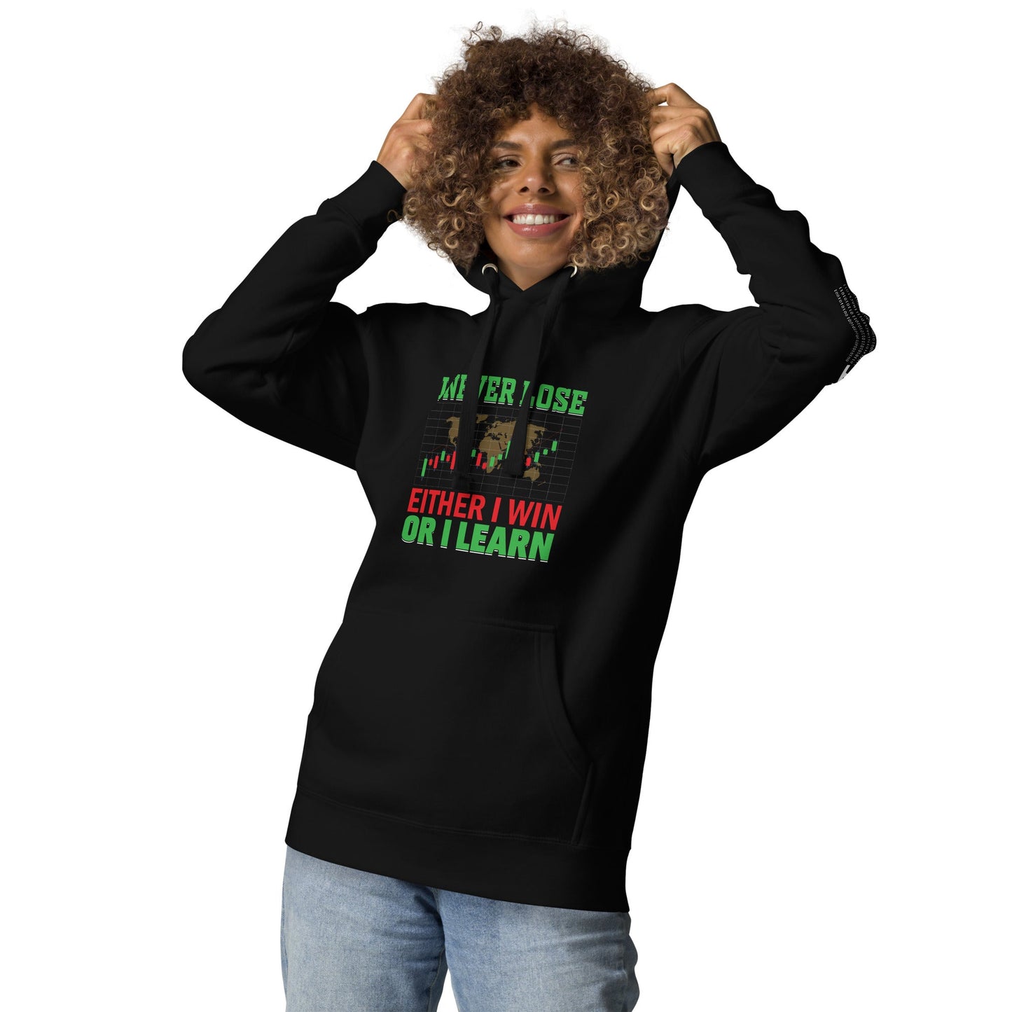 I never Lose: Either I win or I learn V2 - Unisex Hoodie by DarkByteGear