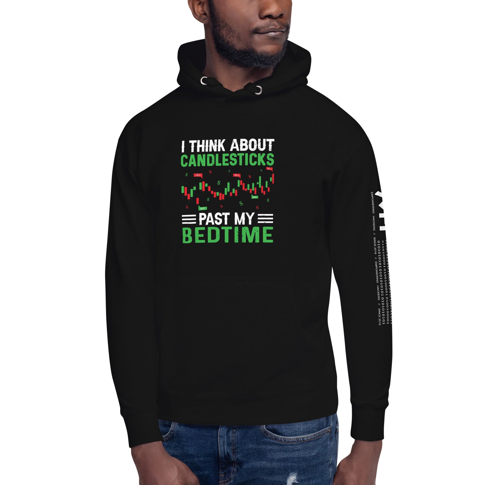 I think about Candle Sticks past my Bedtime - Unisex Hoodie by DarkByteGear