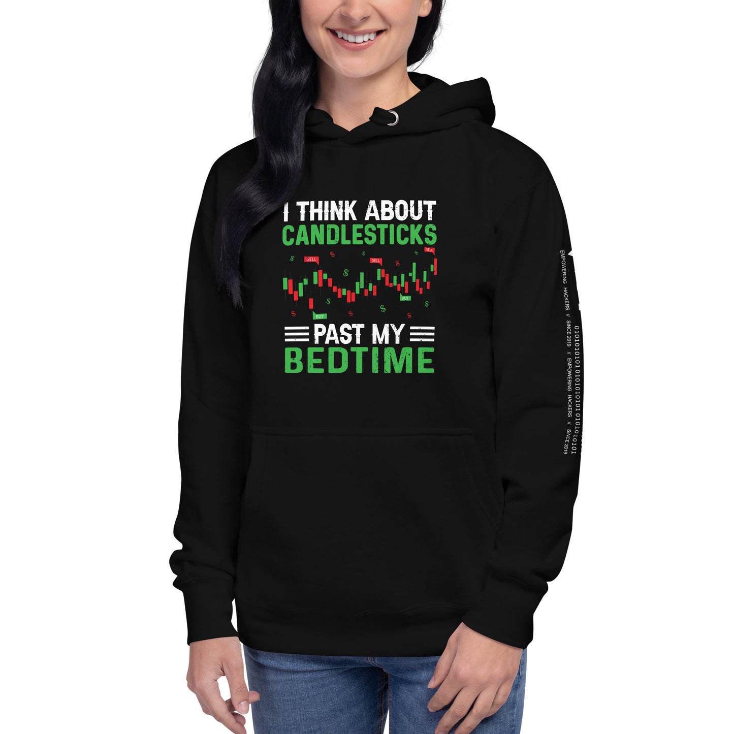 I think about Candle Sticks past my Bedtime - Unisex Hoodie by DarkByteGear
