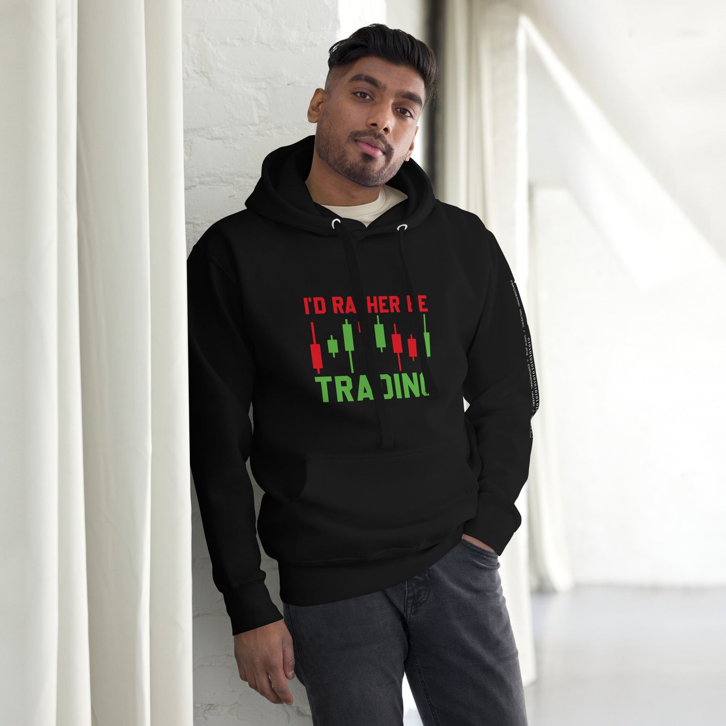 I'd rater be Trading ( Tanvir ) - Unisex Hoodie by DarkByteGear