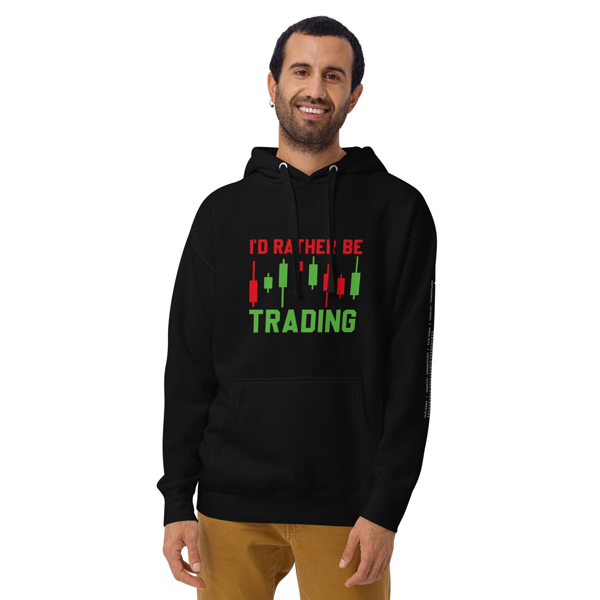 I'd rater be Trading ( Tanvir ) - Unisex Hoodie by DarkByteGear