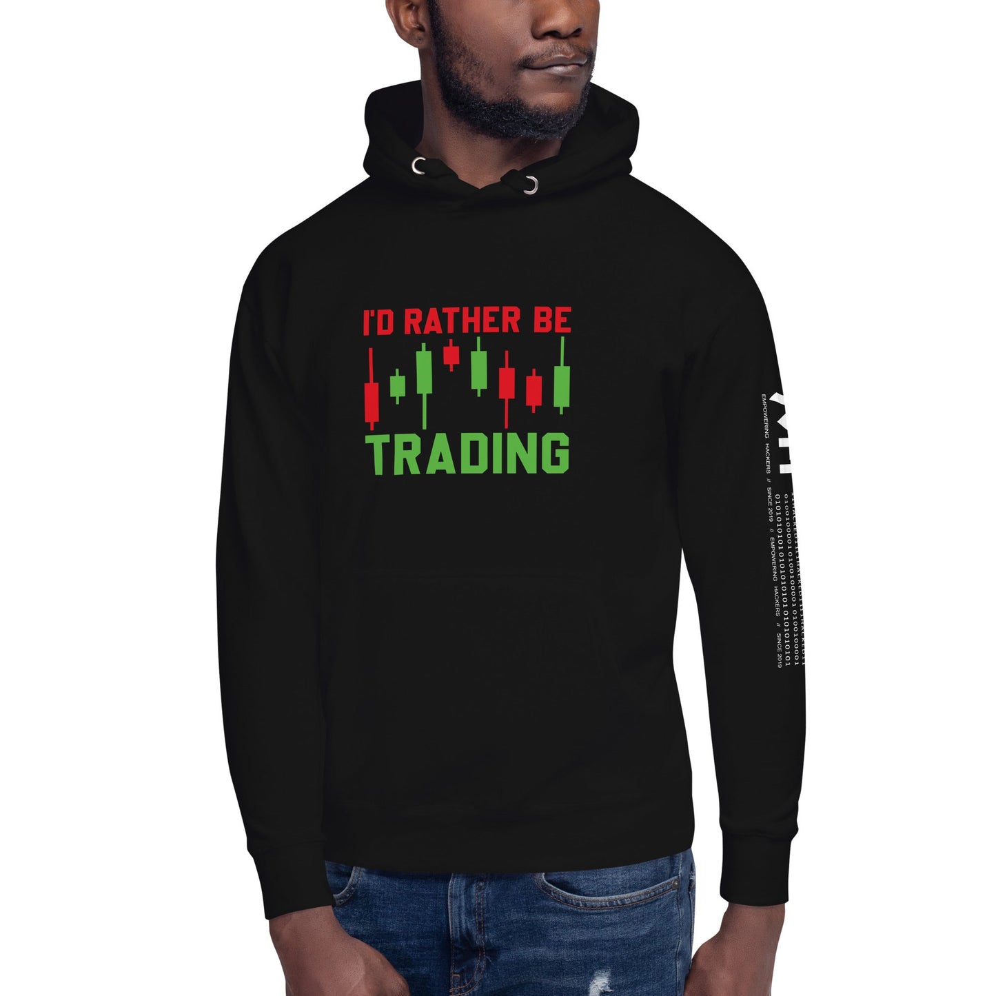 I'd rater be Trading ( Tanvir ) - Unisex Hoodie by DarkByteGear