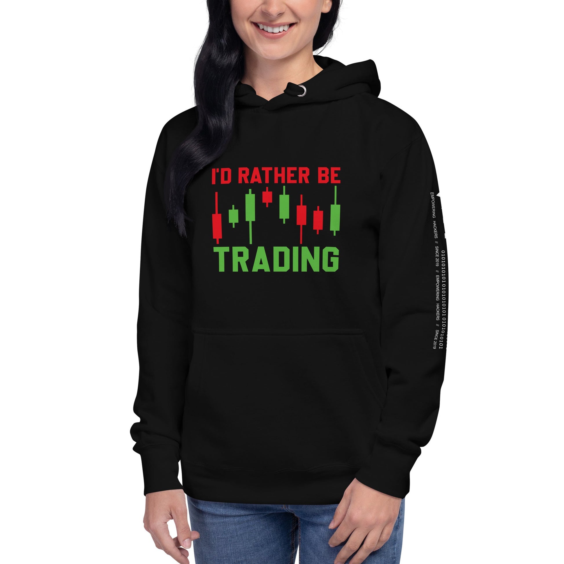 I'd rater be Trading ( Tanvir ) - Unisex Hoodie by DarkByteGear