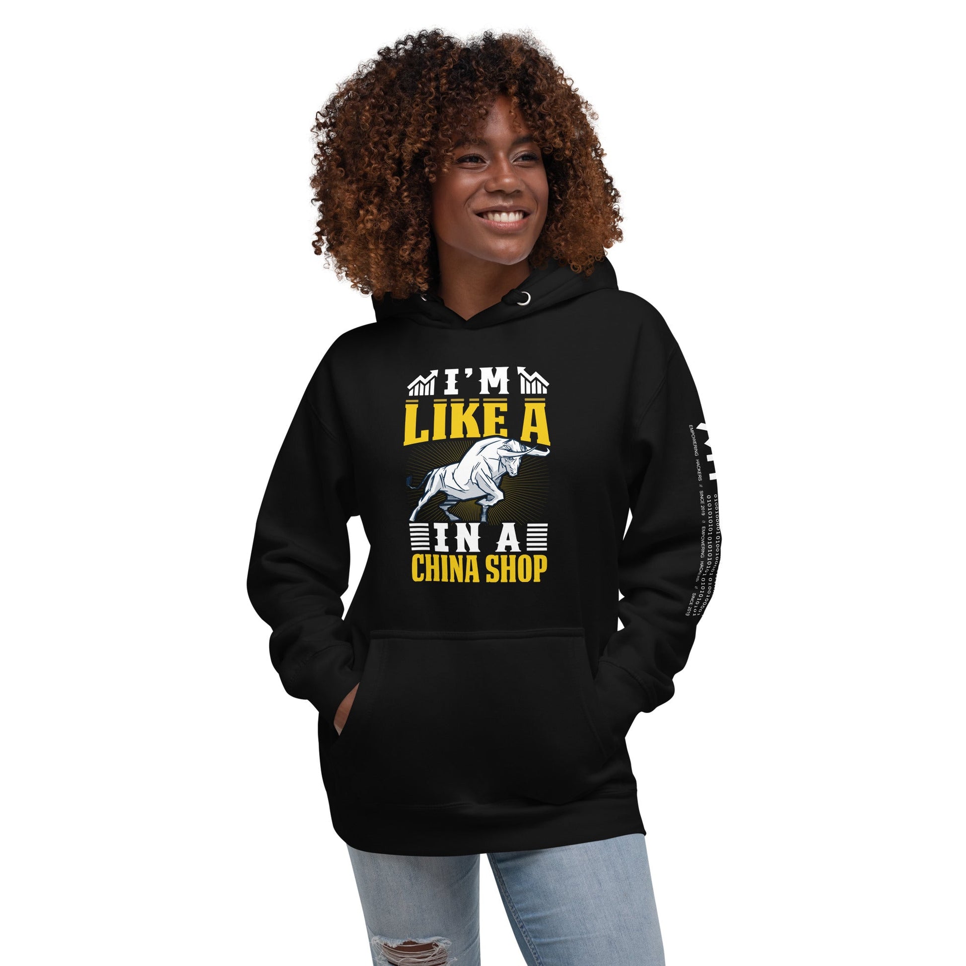I'm like in a Bull in a China Shop Shagor - Unisex Hoodie by DarkByteGear