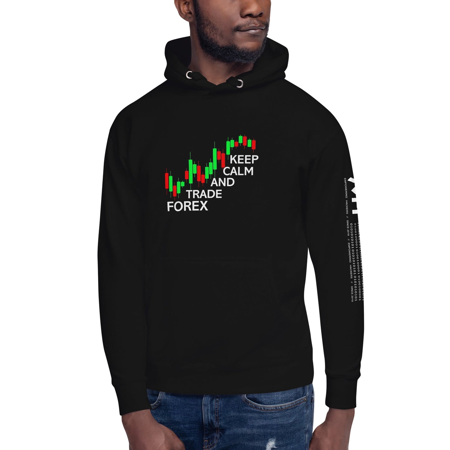 Keep Calm and Trade Forex - Unisex Hoodie by DarkByteGear