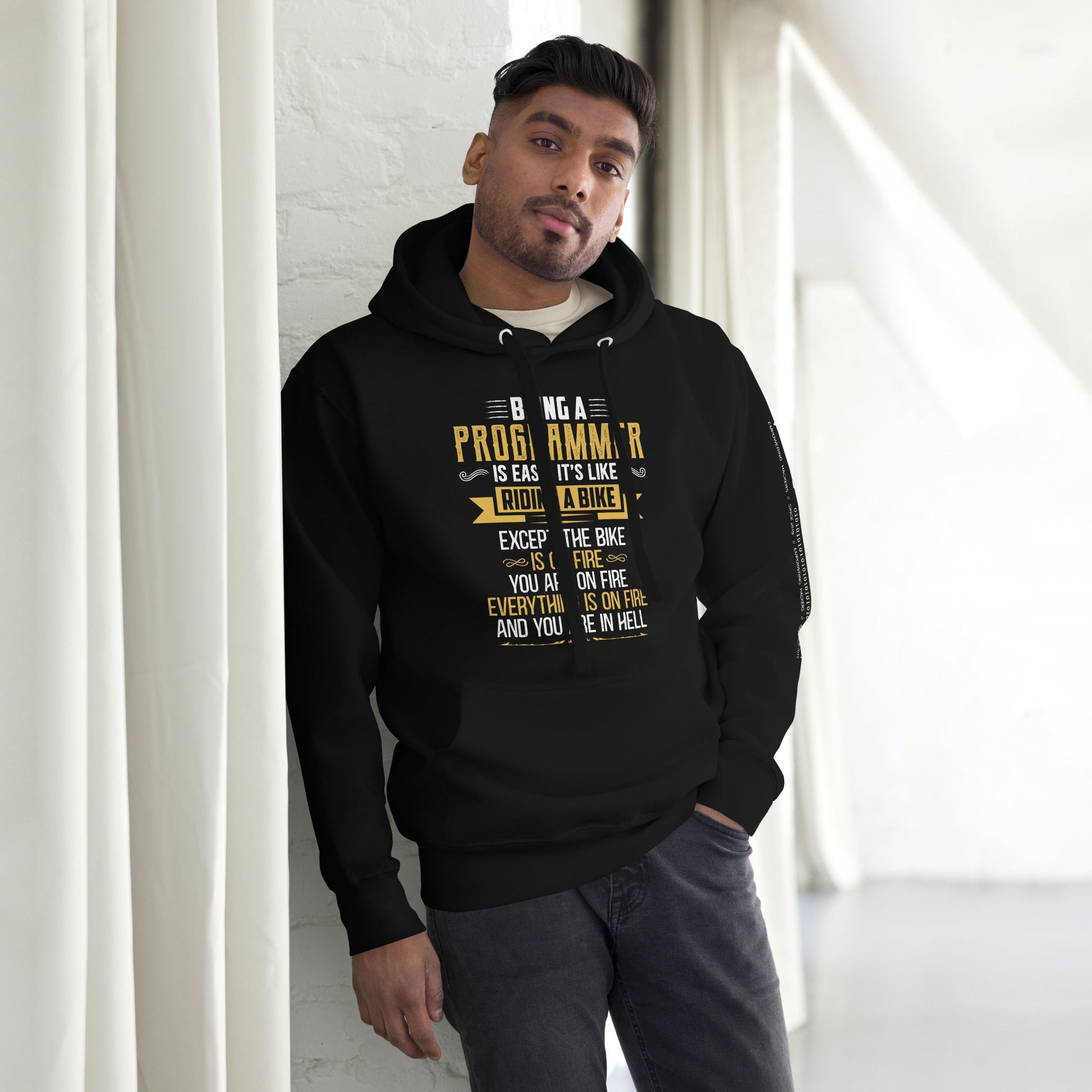 Being a Programmer is easy V2 - Unisex Hoodie by DarkByteGear