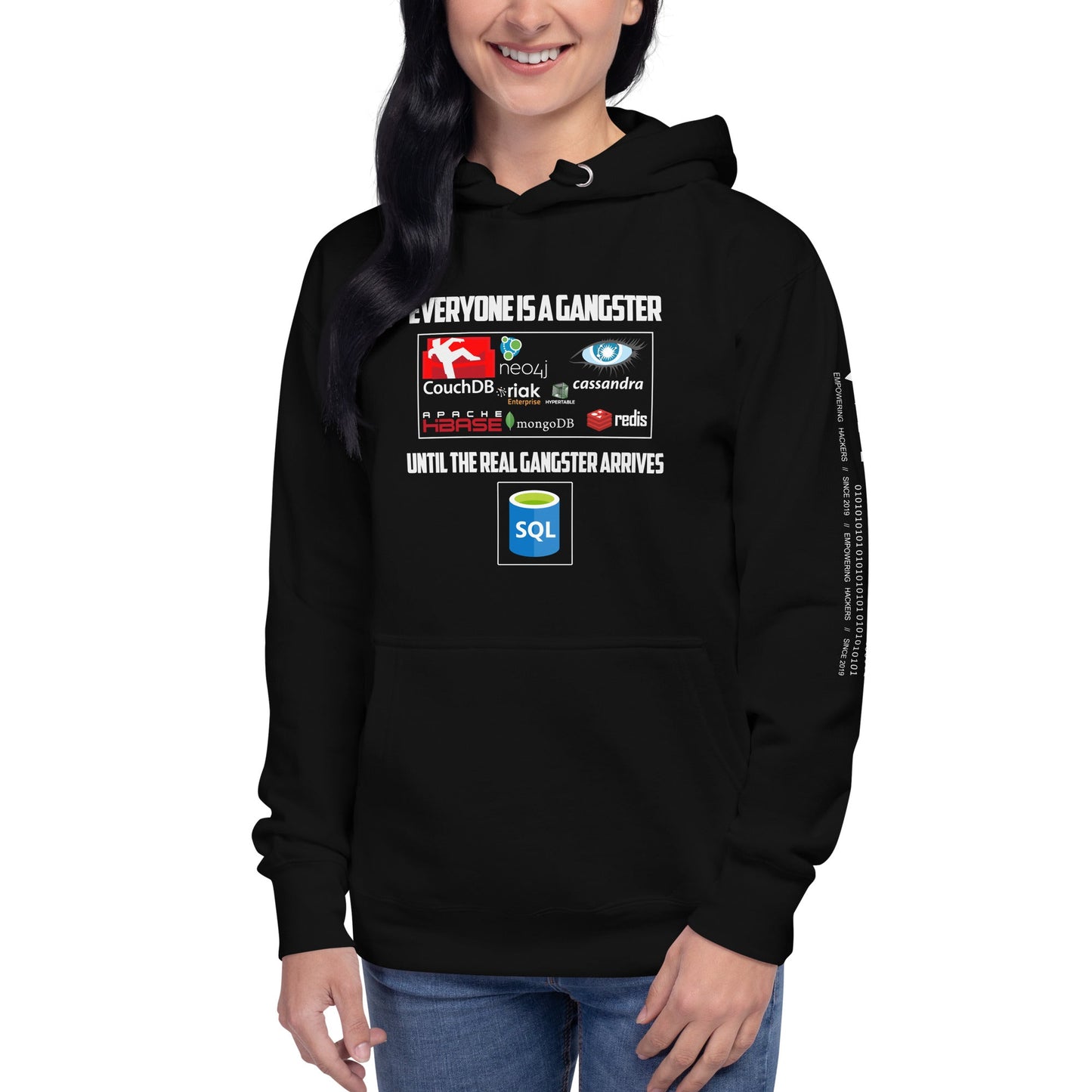Everyone is a Gangster, until the real Gangster arrives - Unisex Hoodie by DarkByteGear
