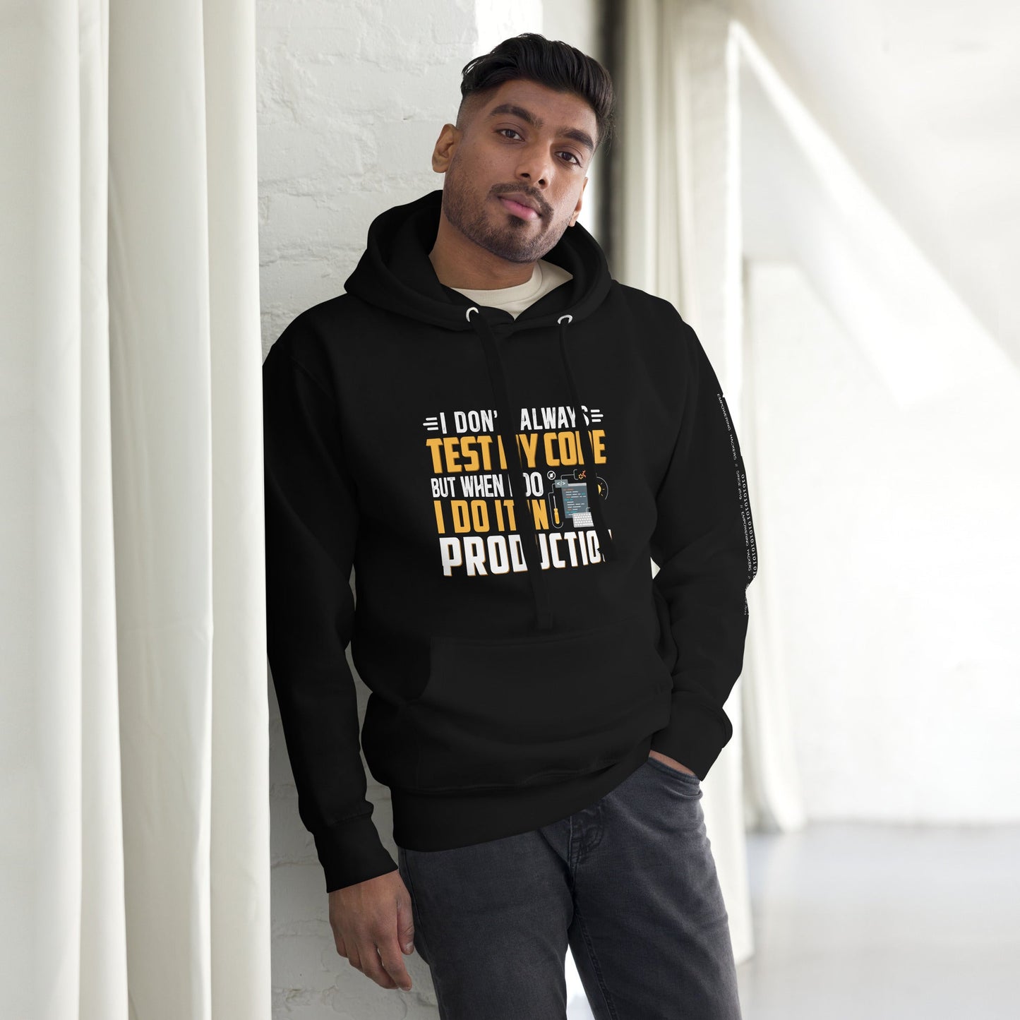I don't always Test my code - Unisex Hoodie by DarkByteGear