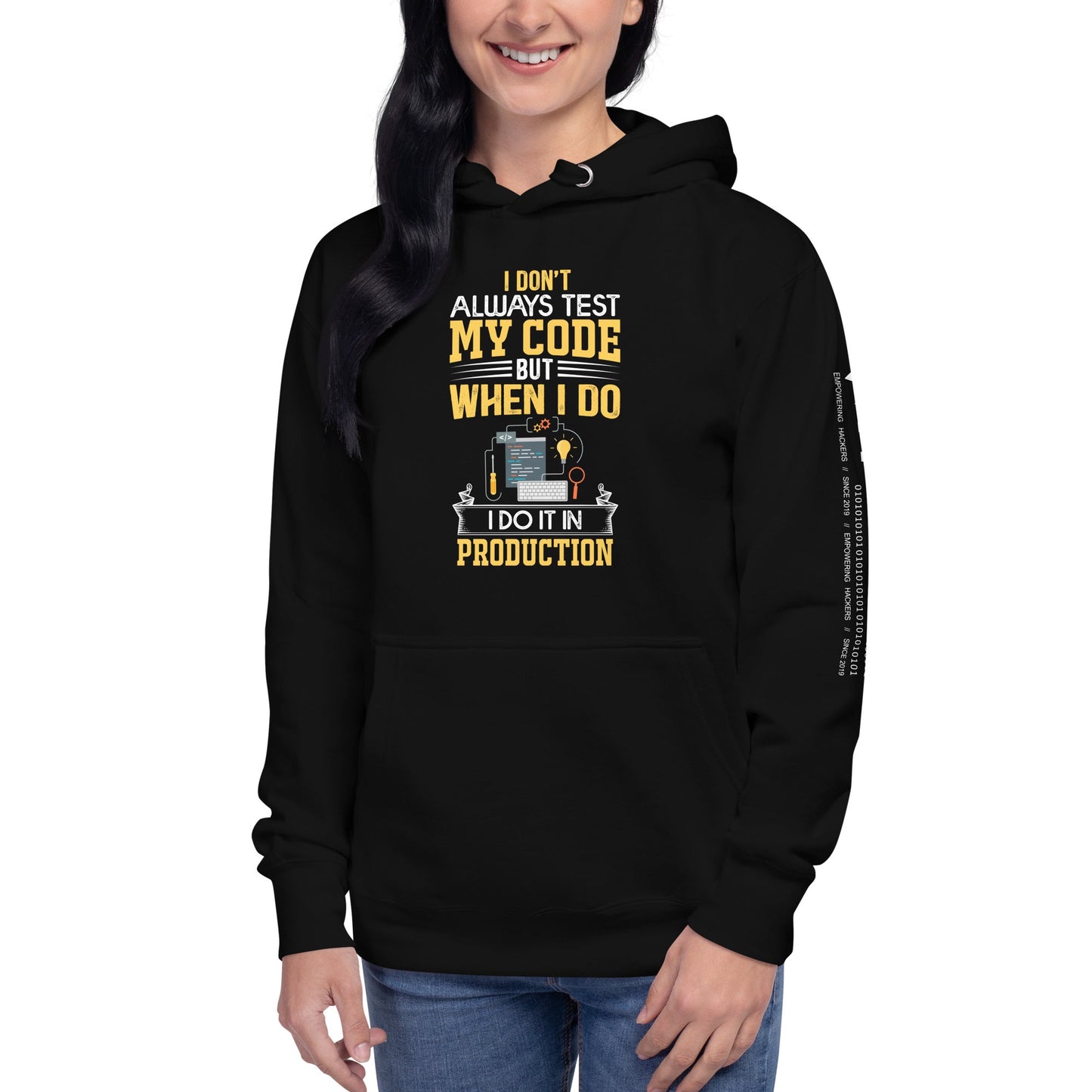 I don't always Test my code V1 - Unisex Hoodie by DarkByteGear