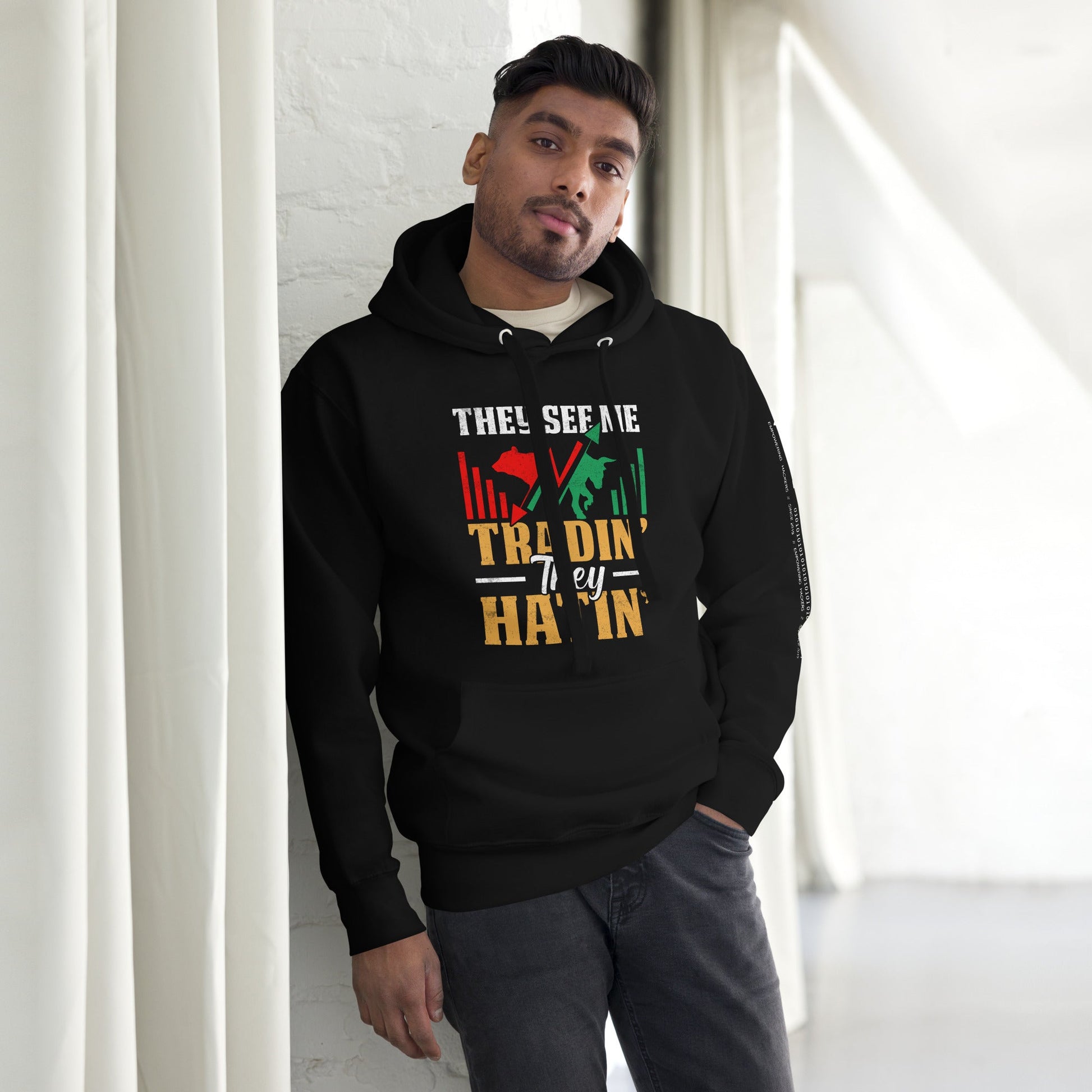They See me Trading, they Hating - Unisex Hoodie by DarkByteGear