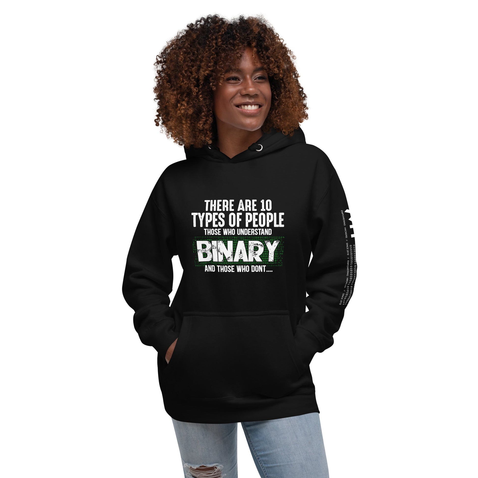 There are 10 types of people - Unisex Hoodie by DarkByteGear