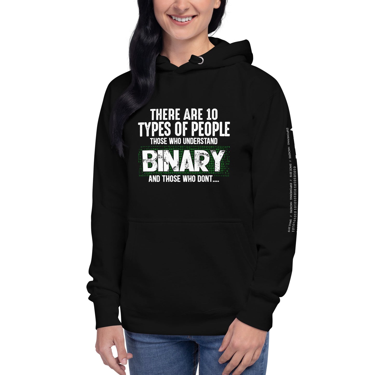 There are 10 types of people - Unisex Hoodie by DarkByteGear