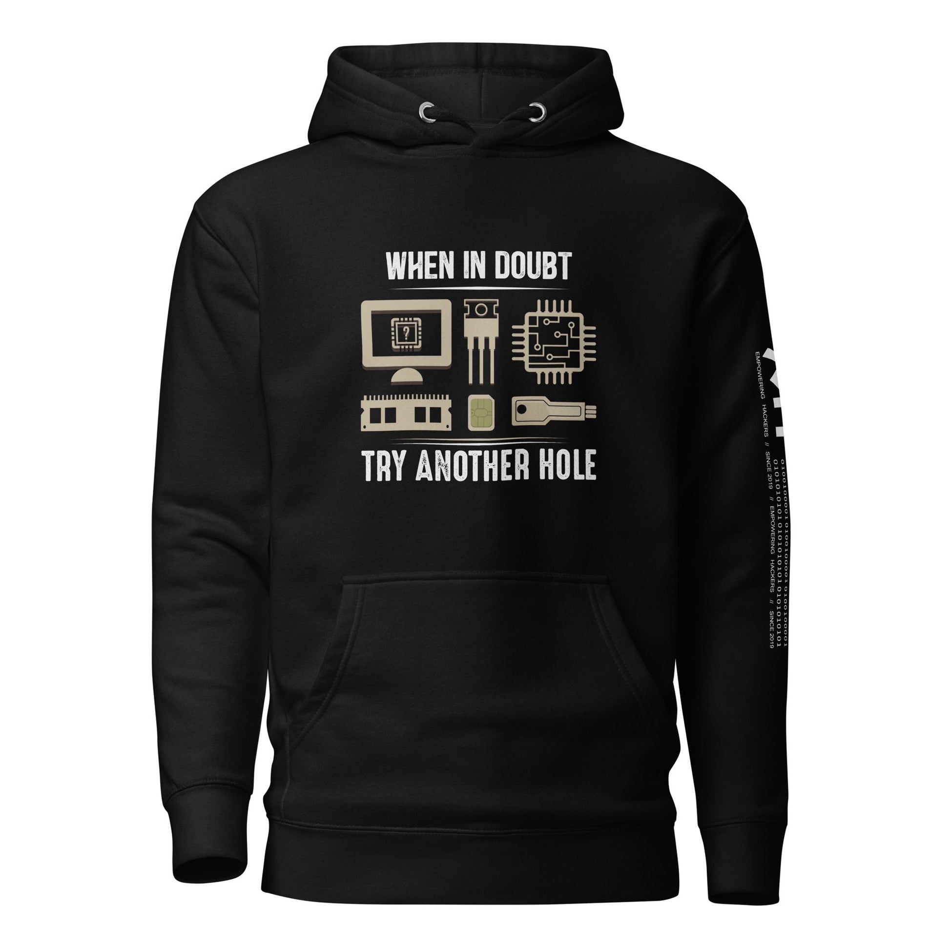 When in doubt, Try another hole V1 - Unisex Hoodie by DarkByteGear