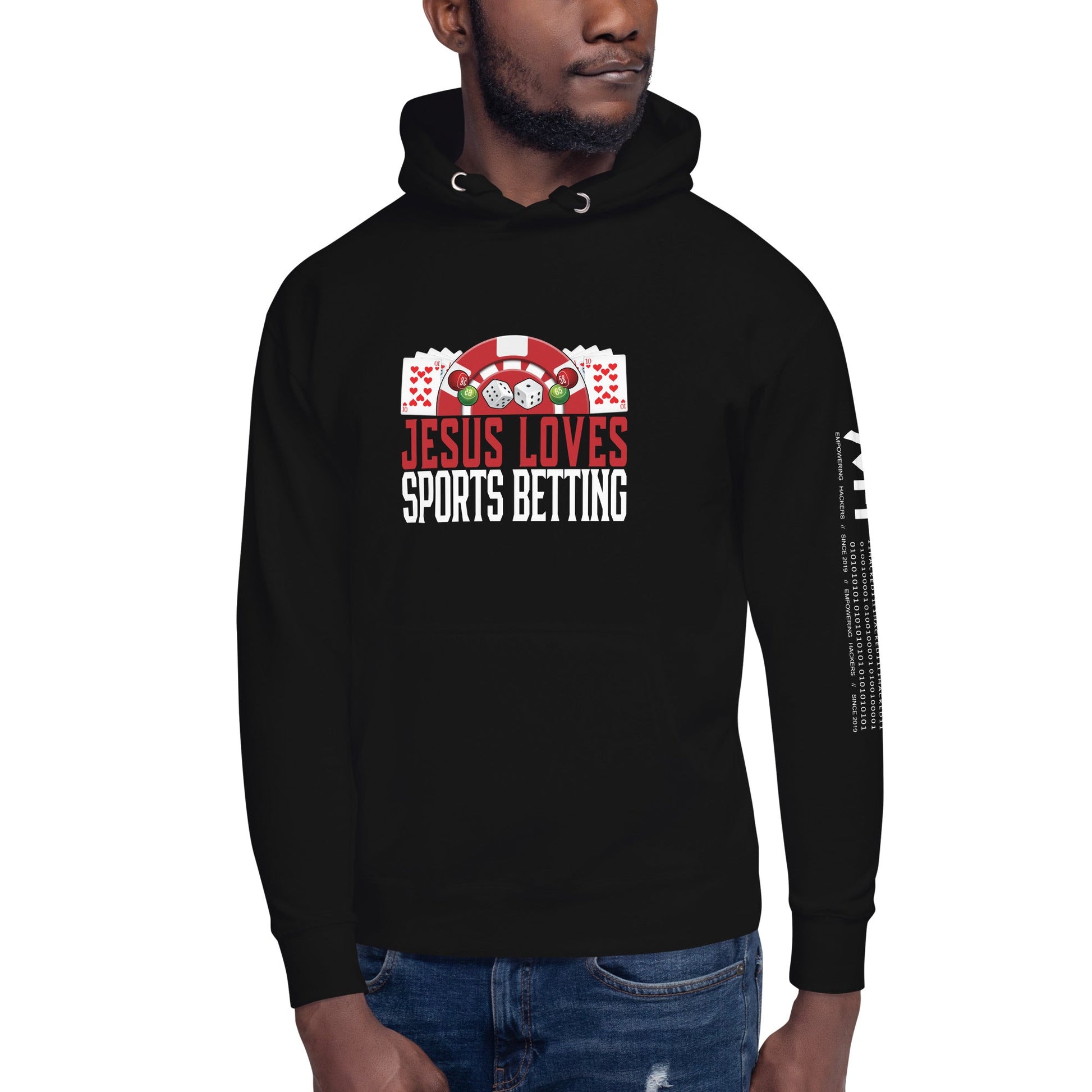 Jesus Loves Sports Betting - Unisex Hoodie by DarkByteGear
