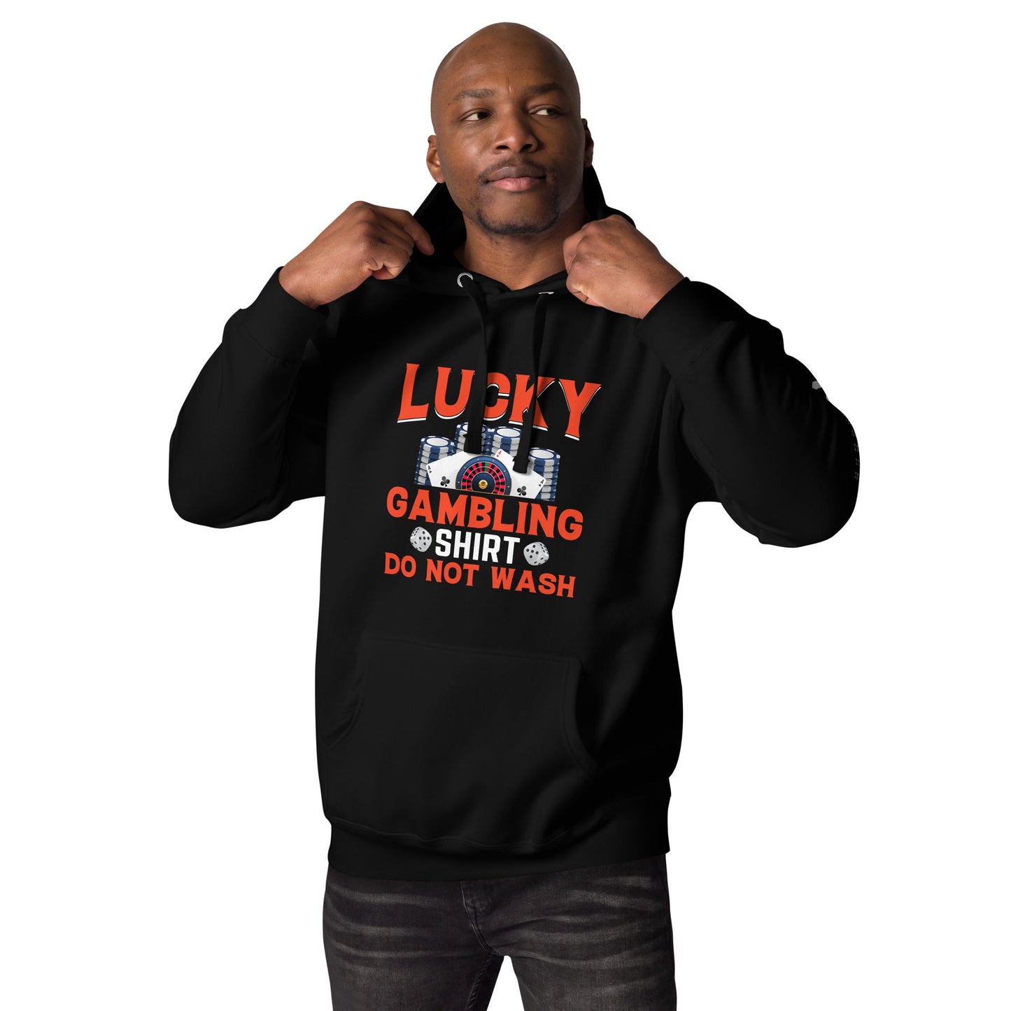 Lucky Gambling Shirt: Do Not Wash - Unisex Hoodie by DarkByteGear