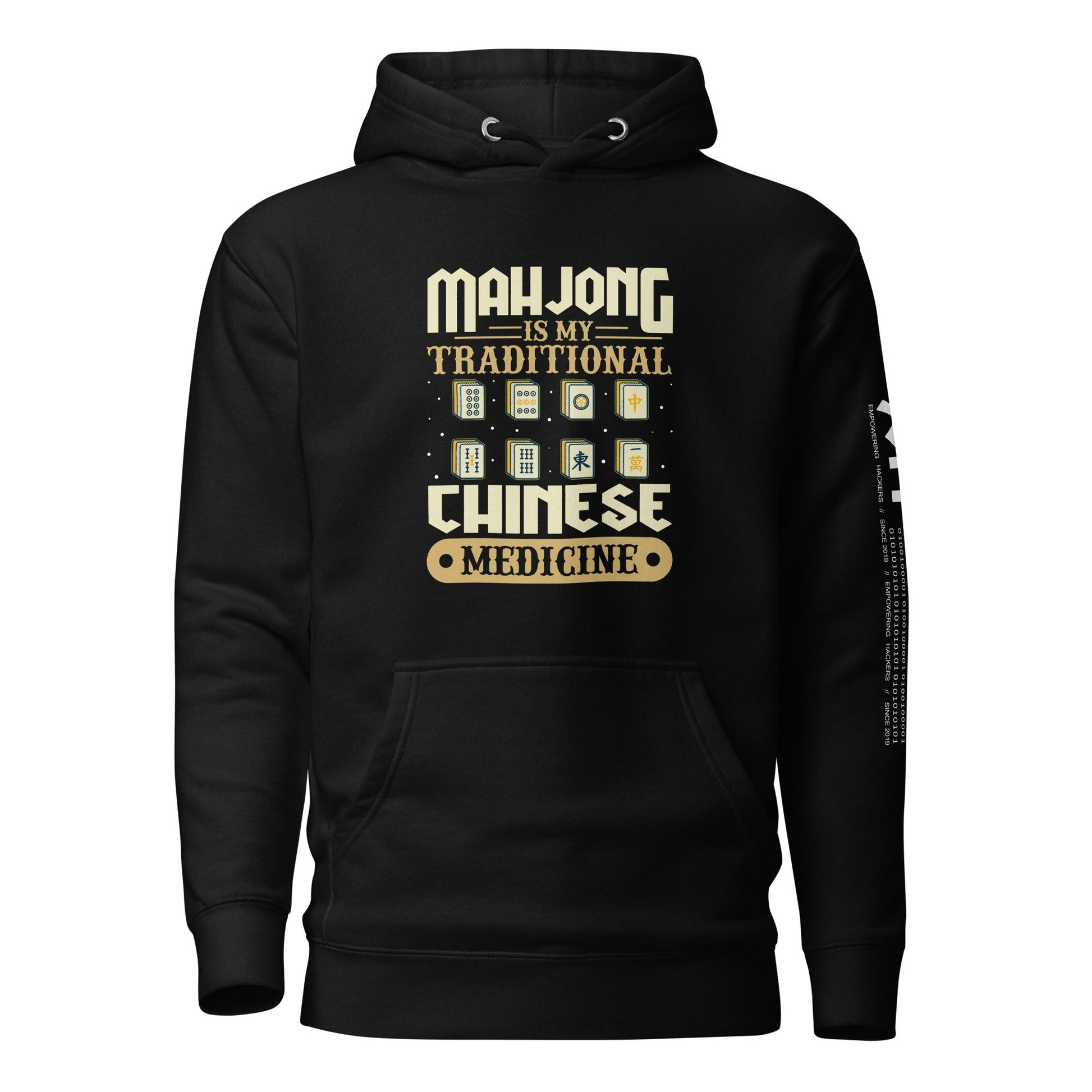 Mahjong is my Traditional Chinese Medicine - Unisex Hoodie by DarkByteGear