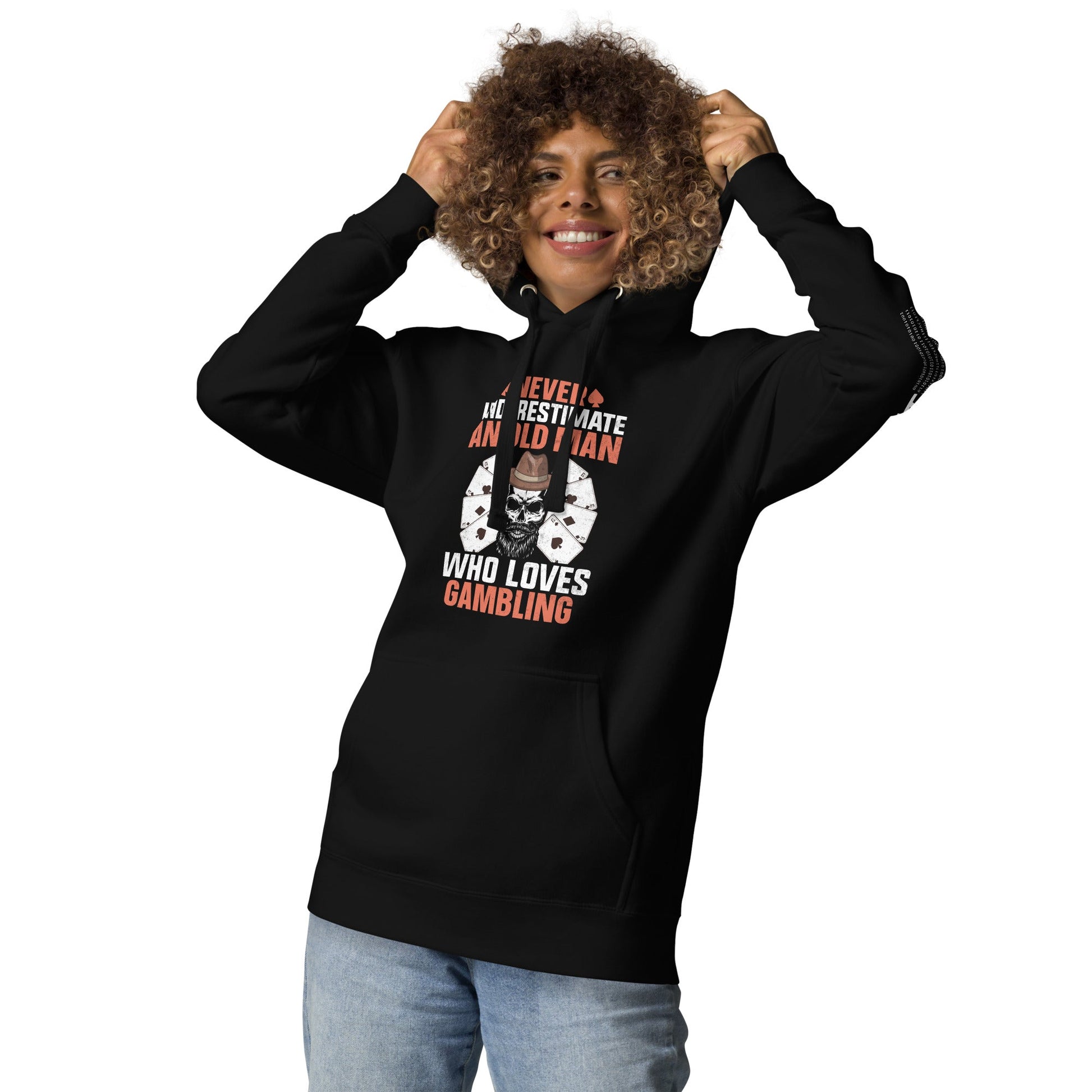 Never Underestimate an old man who Loves gambling - Unisex Hoodie by DarkByteGear