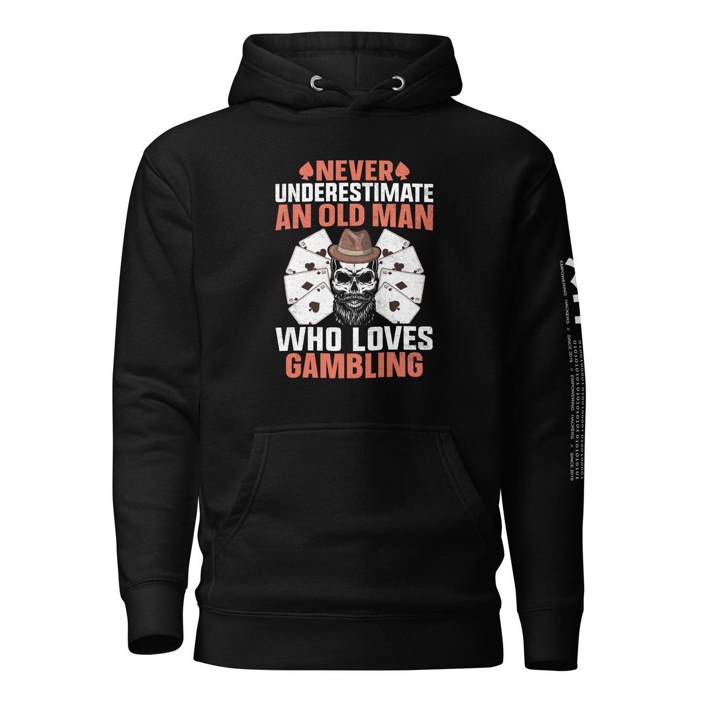 Never Underestimate an old man who Loves gambling - Unisex Hoodie by DarkByteGear