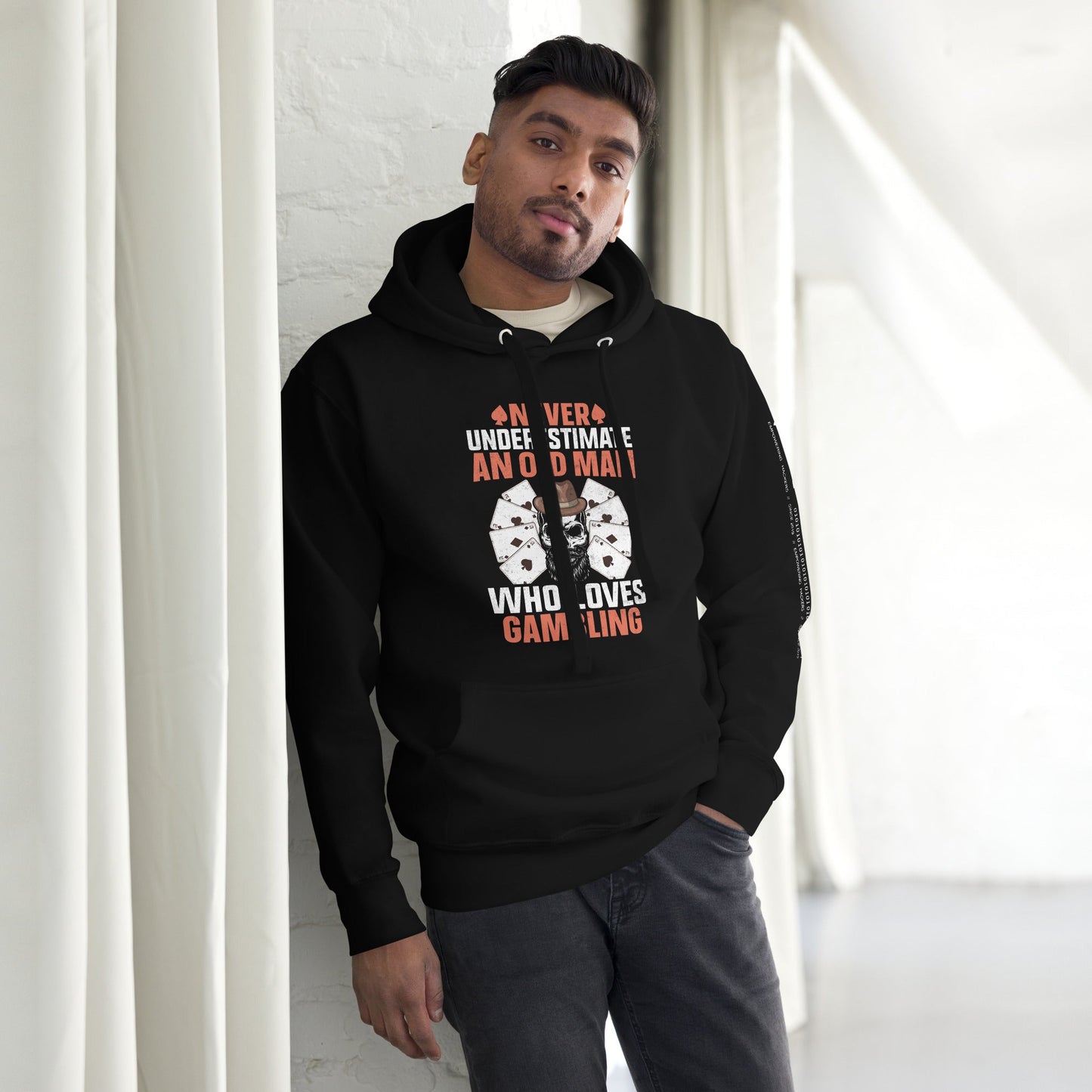 Never Underestimate an old man who Loves gambling - Unisex Hoodie by DarkByteGear
