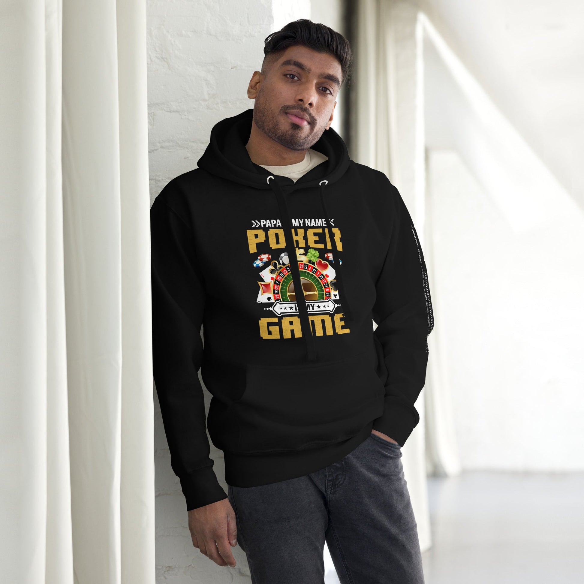 Papa Is my Name; Poker Is my Game - Unisex Hoodie by DarkByteGear