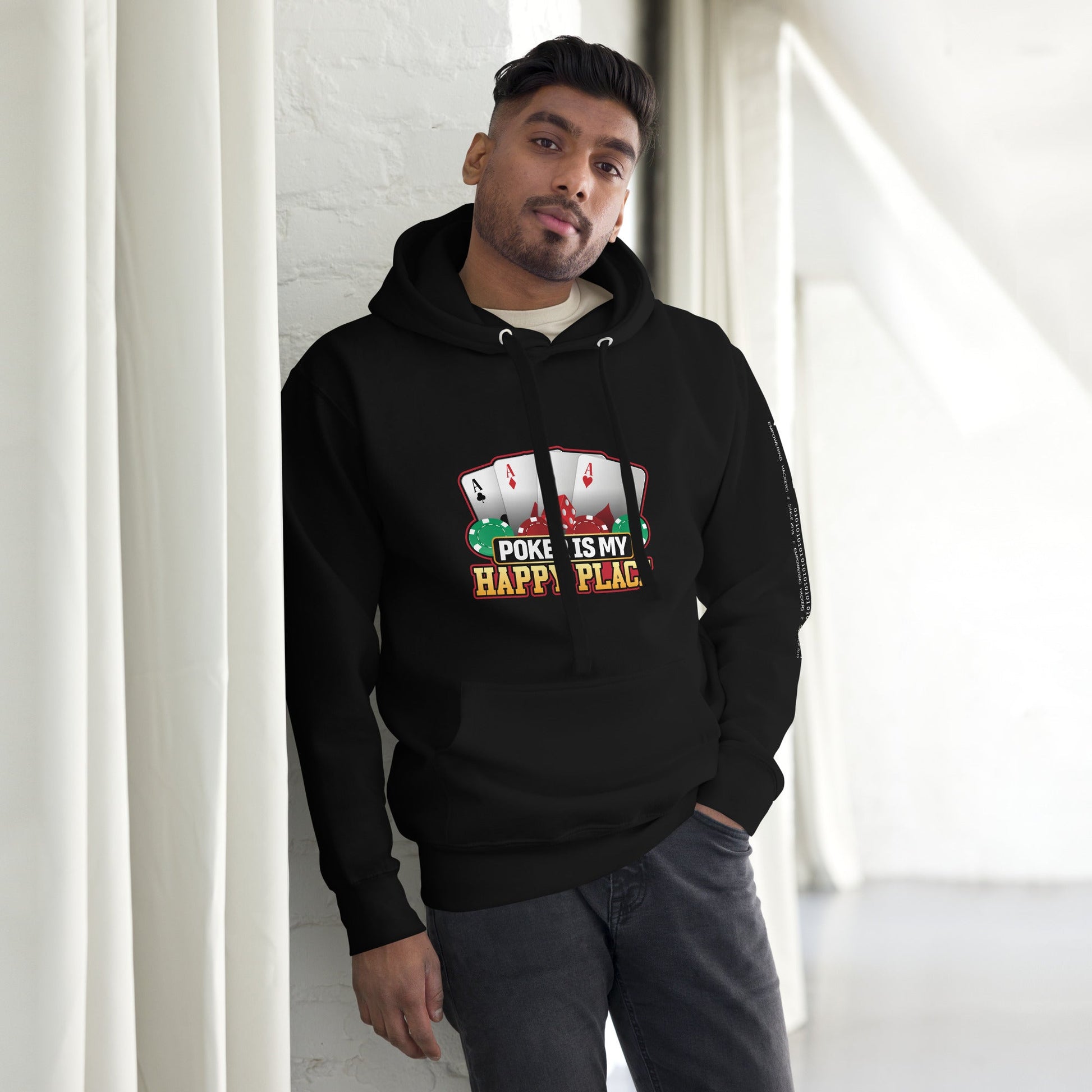 Poker Dad is like a Normal Dad but much Cooler - Unisex Hoodie by DarkByteGear