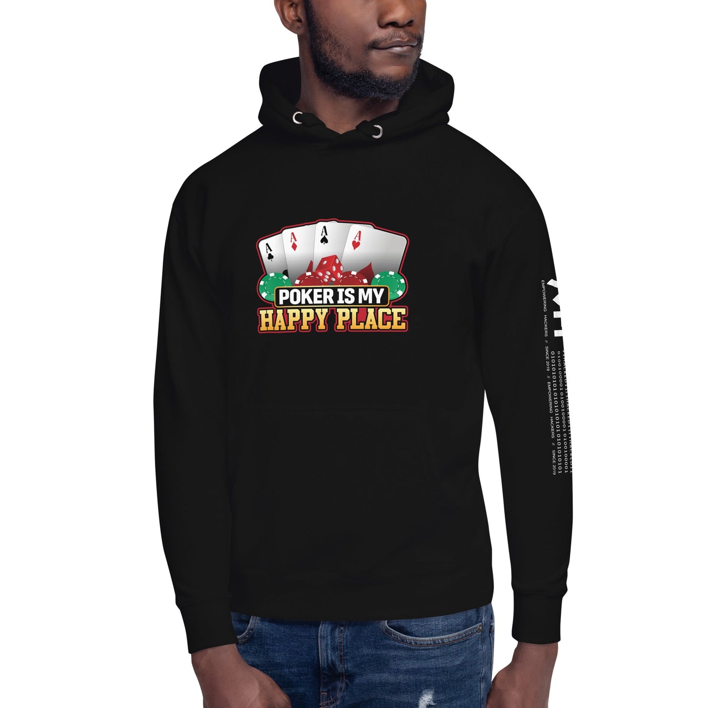 Poker Dad is like a Normal Dad but much Cooler - Unisex Hoodie by DarkByteGear