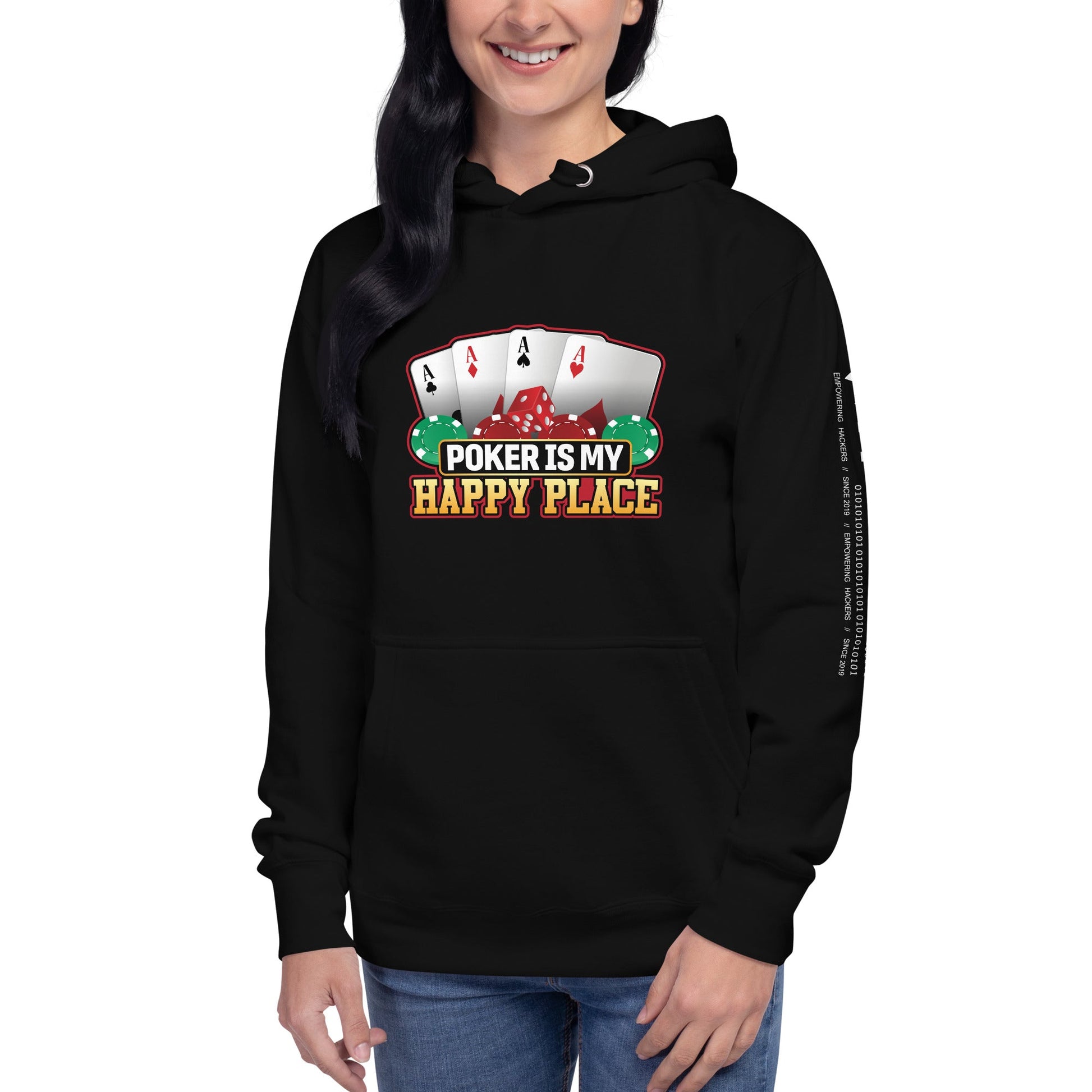 Poker Dad is like a Normal Dad but much Cooler - Unisex Hoodie by DarkByteGear