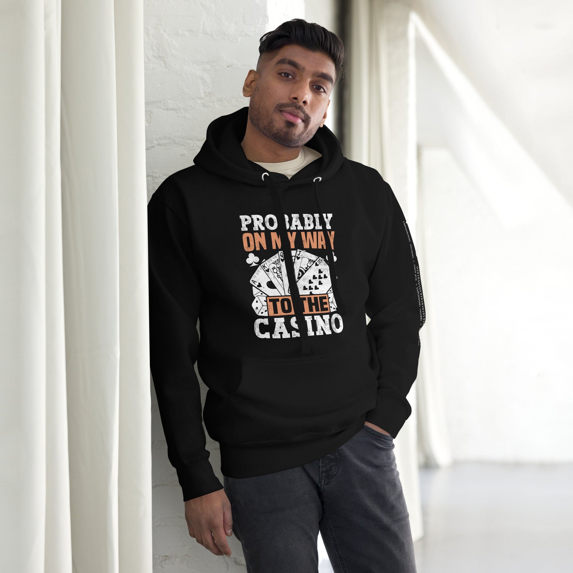 Probably, my way to the Casino - Unisex Hoodie by DarkByteGear