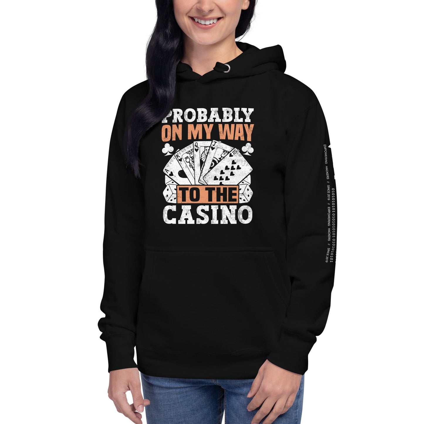 Probably, my way to the Casino - Unisex Hoodie by DarkByteGear