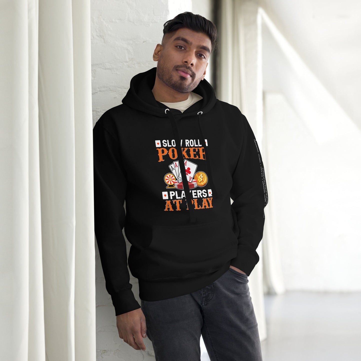 Slow Roll Poker; Players at Play - Unisex Hoodie by DarkByteGear
