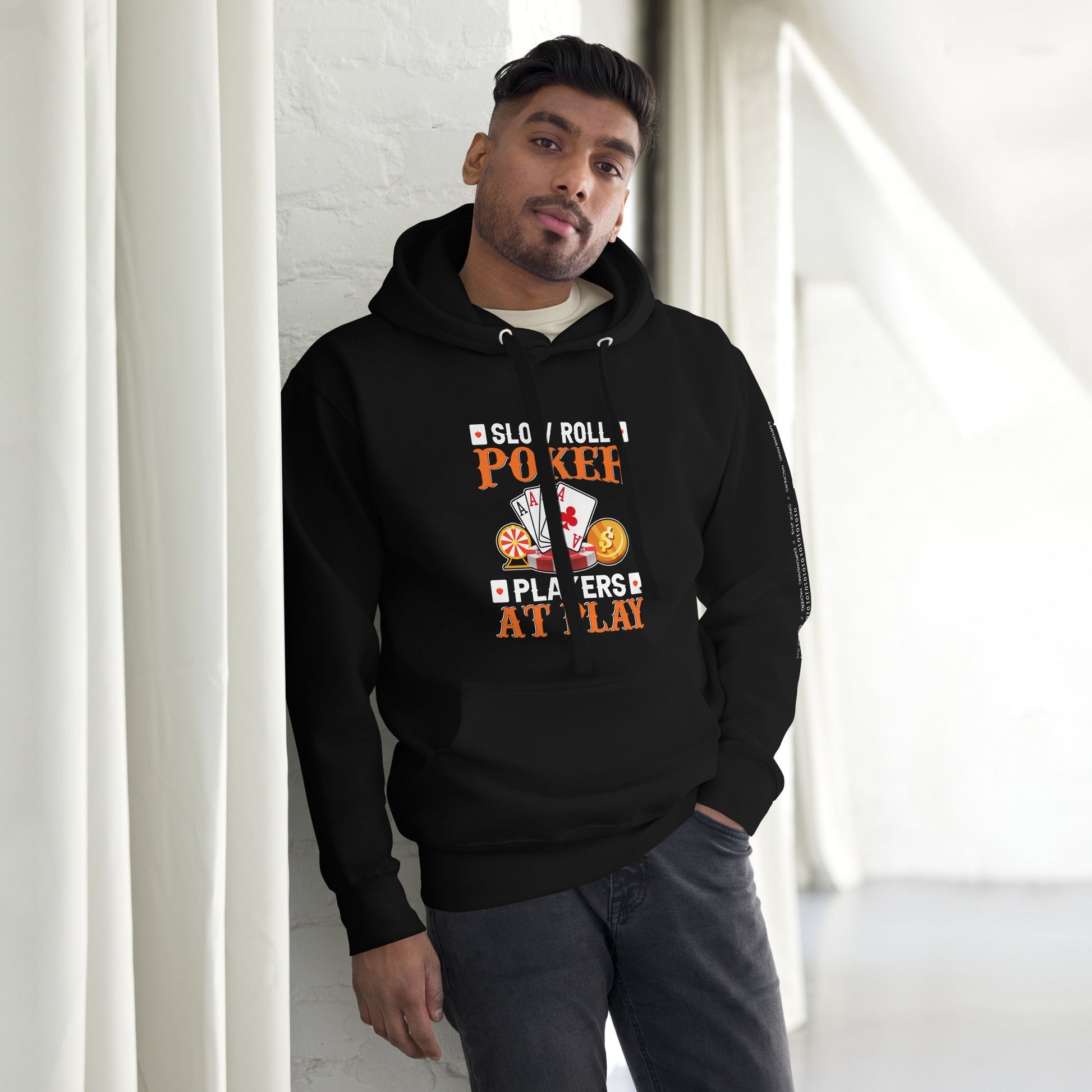 Slow Roll Poker; Players at Play - Unisex Hoodie by DarkByteGear