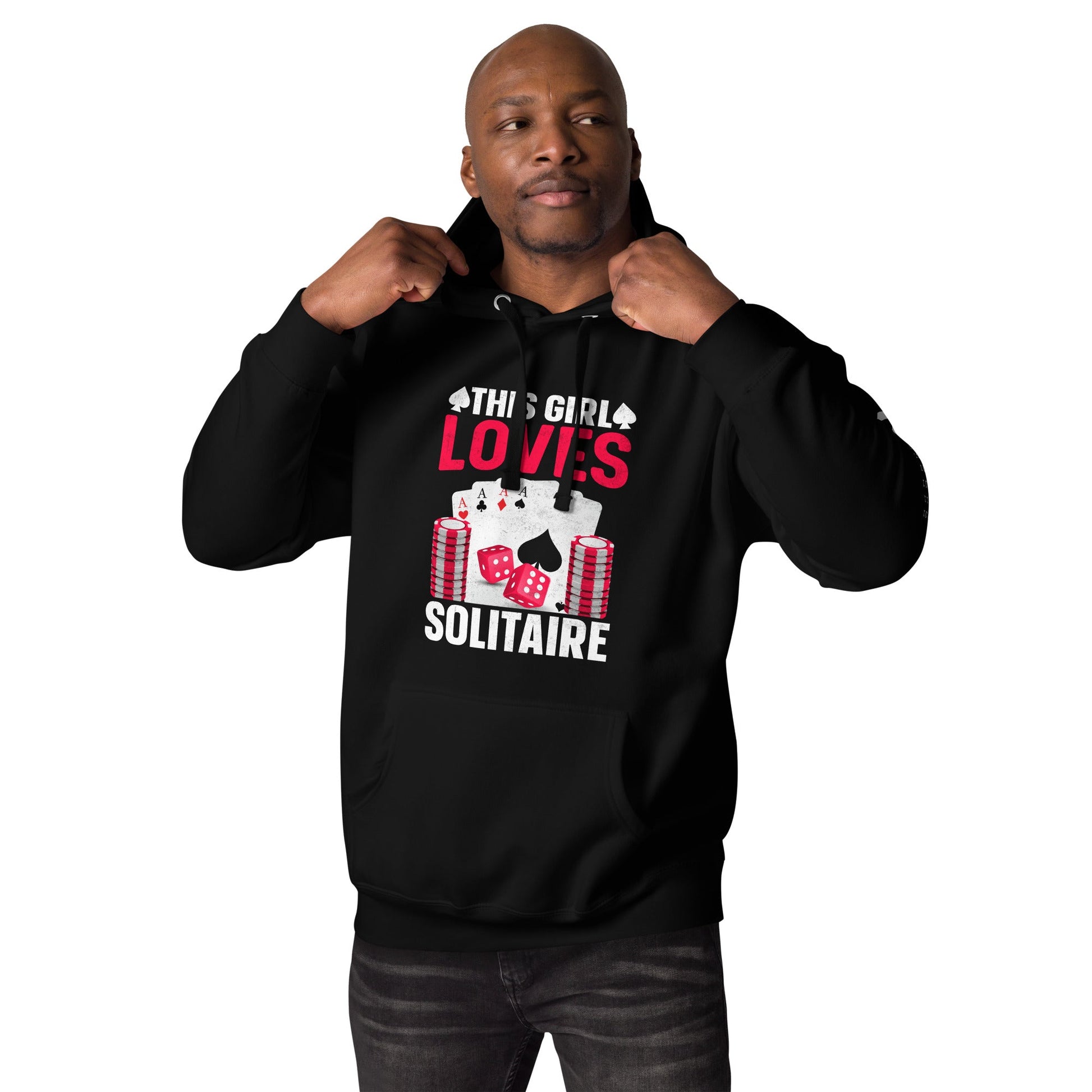 This Girl Loves Solitaire - Unisex Hoodie by DarkByteGear