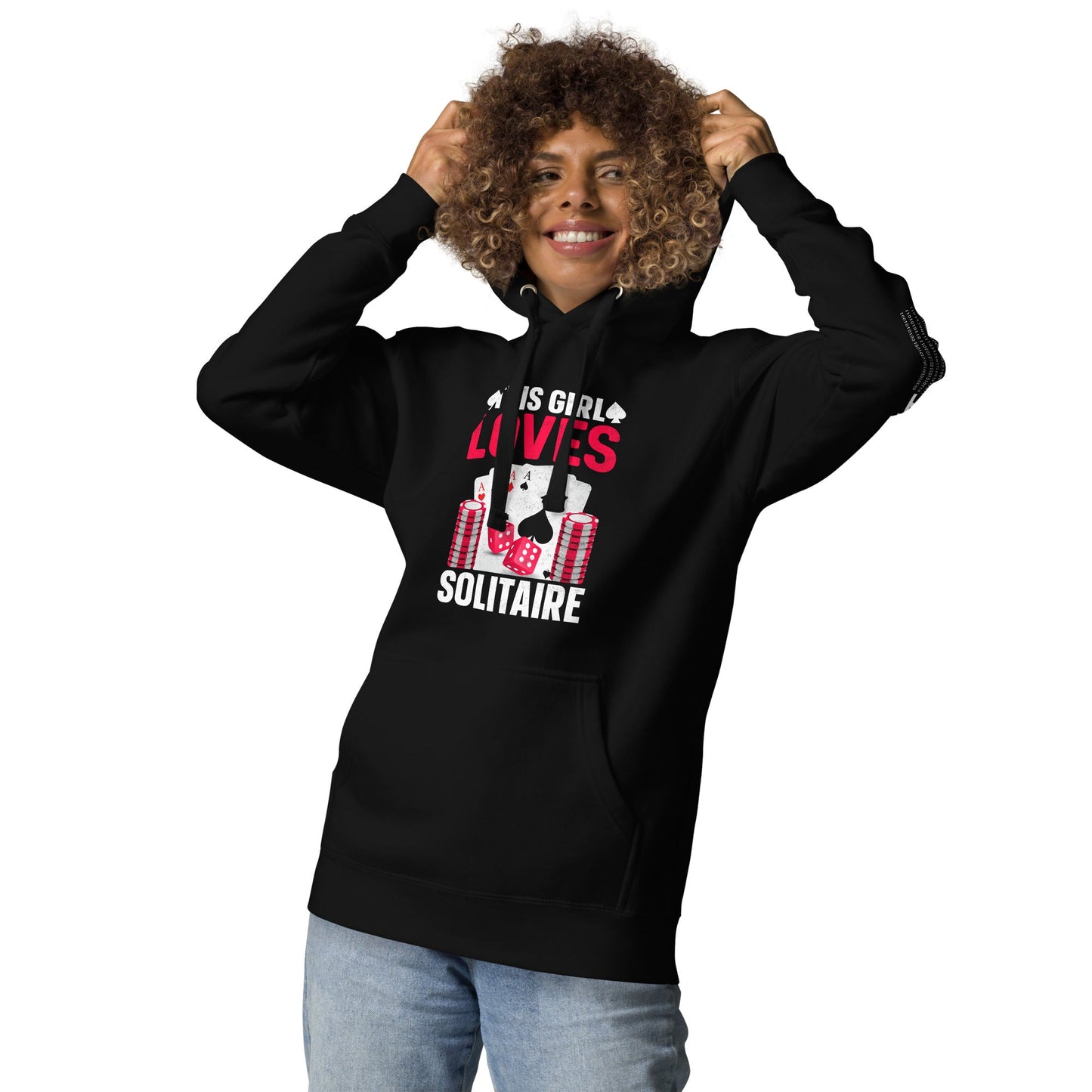 This Girl Loves Solitaire - Unisex Hoodie by DarkByteGear