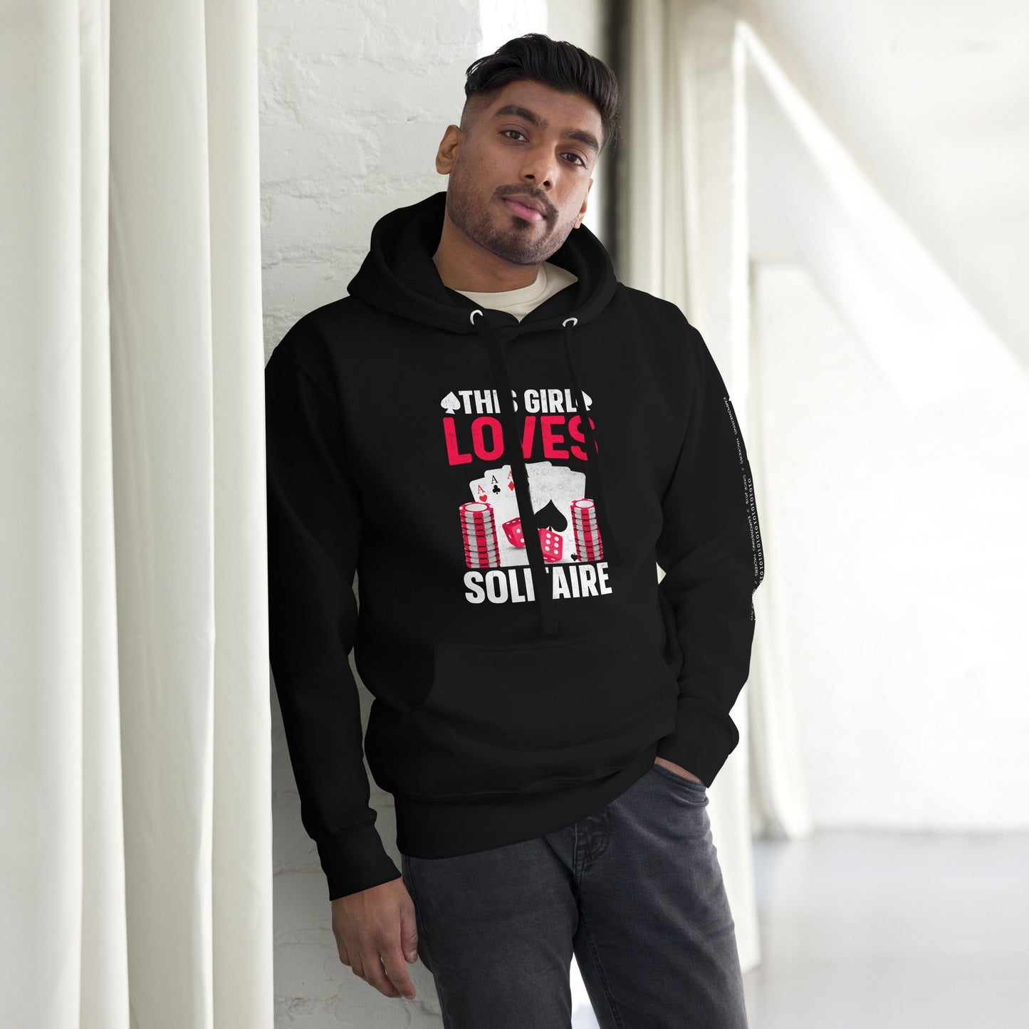 This Girl Loves Solitaire - Unisex Hoodie by DarkByteGear