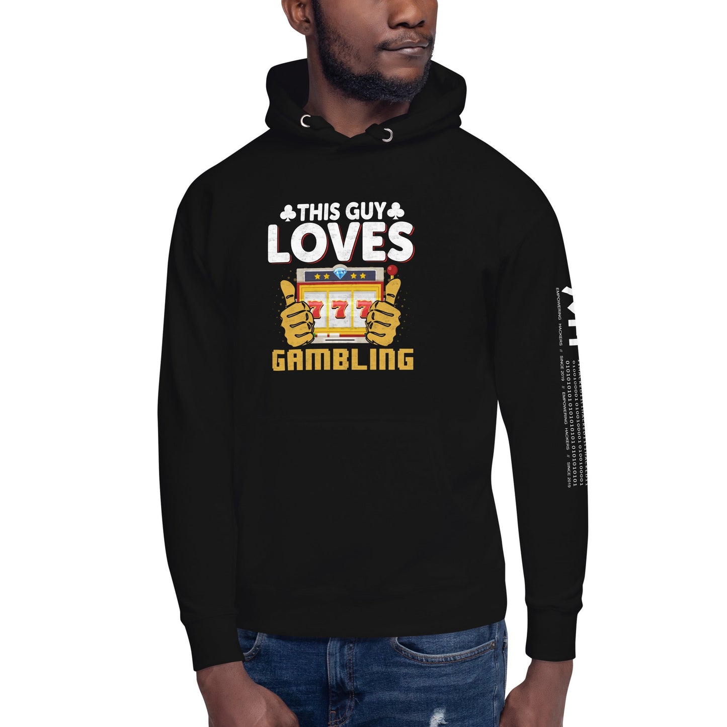 This Guy Loves Gambling - Unisex Hoodie by DarkByteGear