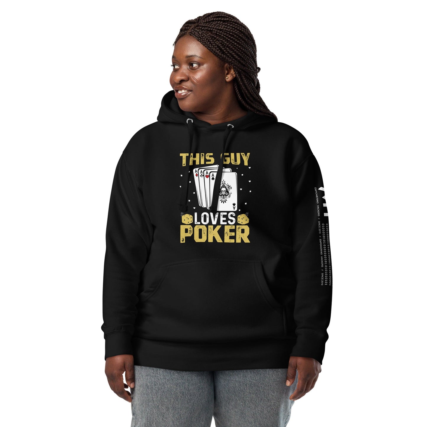 This Guy Loves Poker - Unisex Hoodie by DarkByteGear