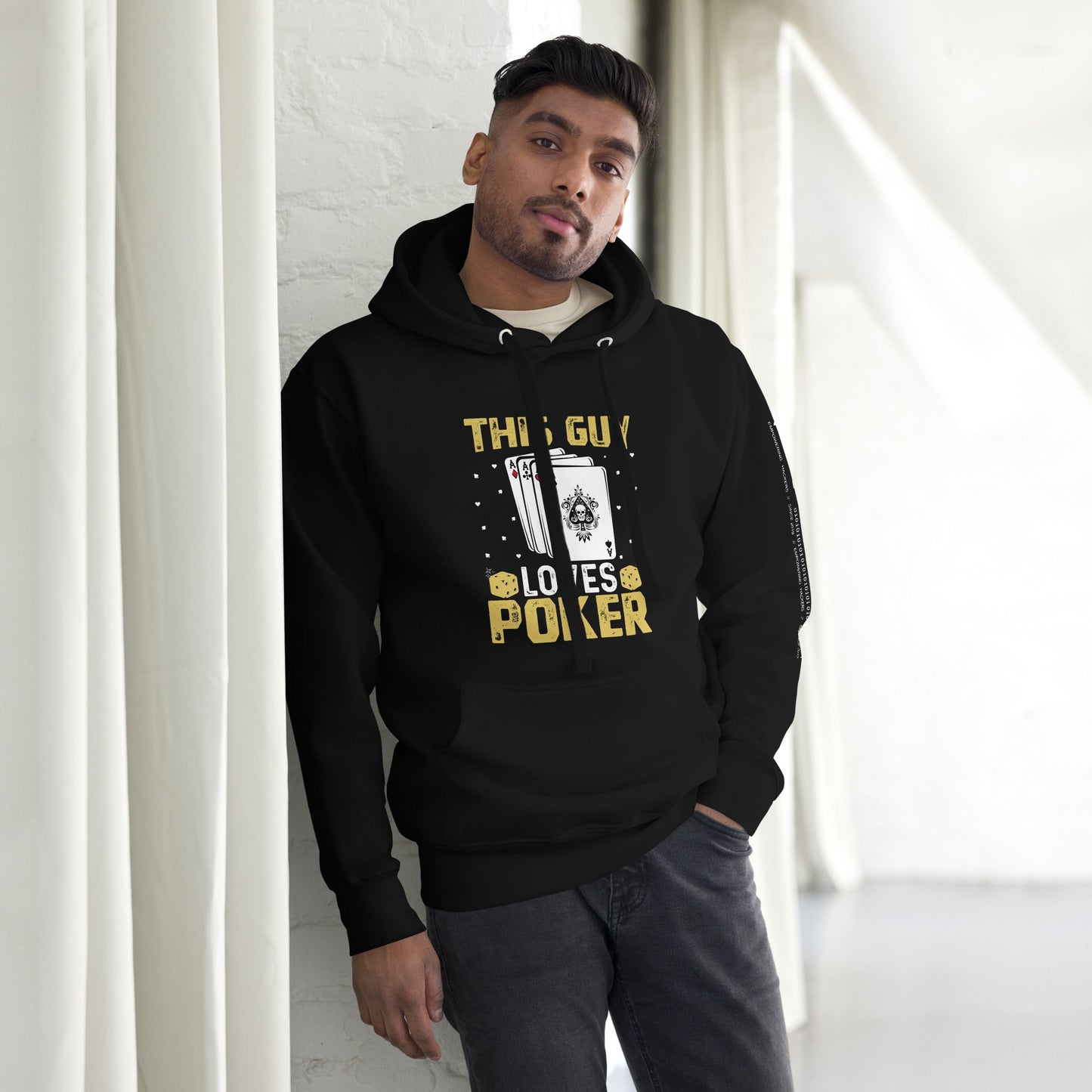 This Guy Loves Poker - Unisex Hoodie by DarkByteGear