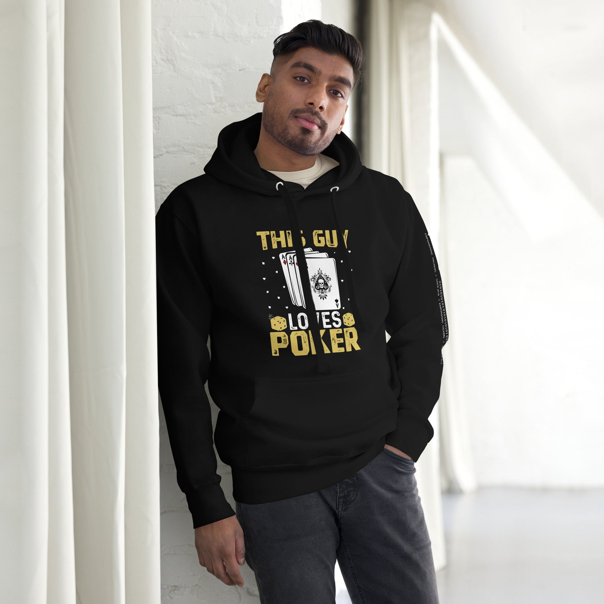 This Guy Loves Poker - Unisex Hoodie by DarkByteGear