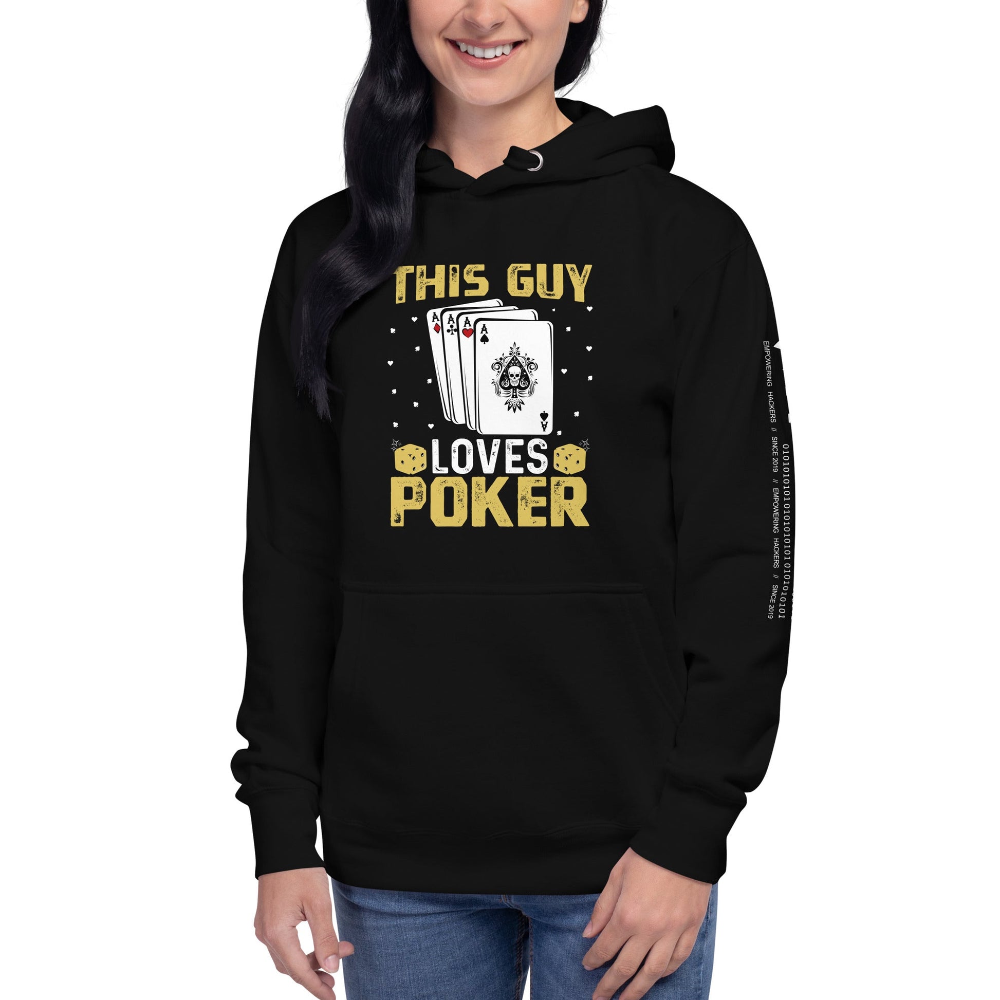 This Guy Loves Poker - Unisex Hoodie by DarkByteGear