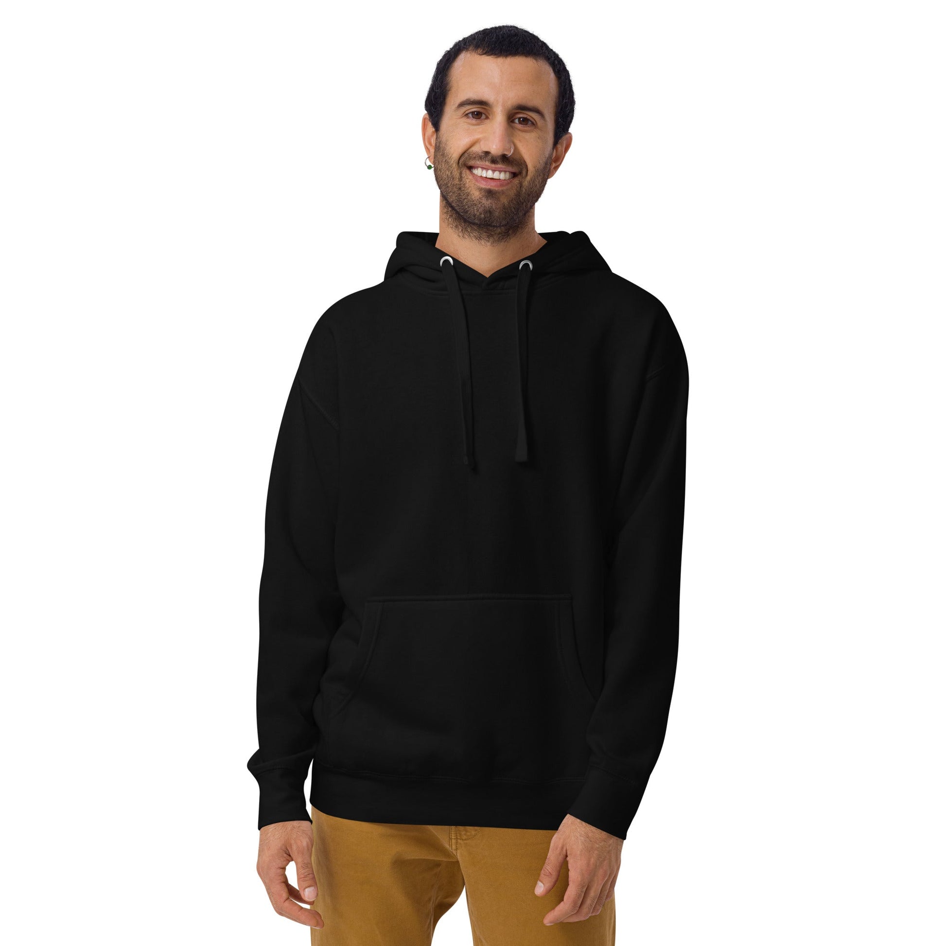 Who's the New Kid, Hacker, Developer, Gamer, Crypto King V1 (No Logo) - Unisex Hoodie Personalized QR Code by DarkByteGear